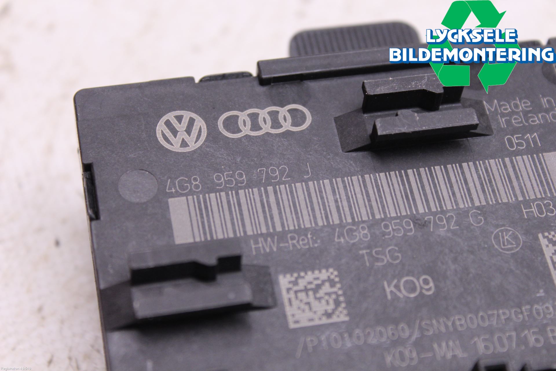 Audi A6/S6 4G 11-18 Styrenhet Dörr