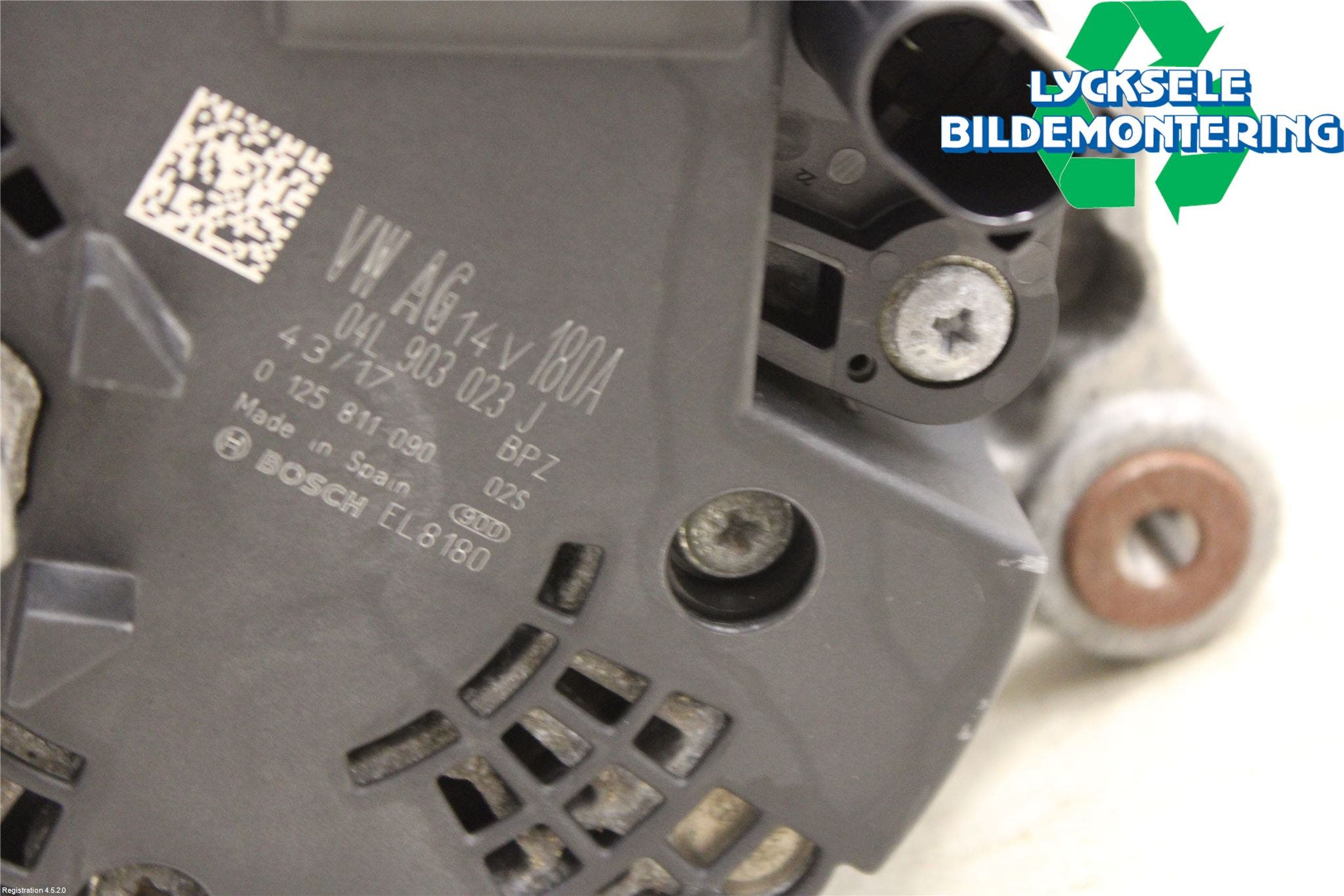 Volkswagen VW PASSAT 15-19 Generator