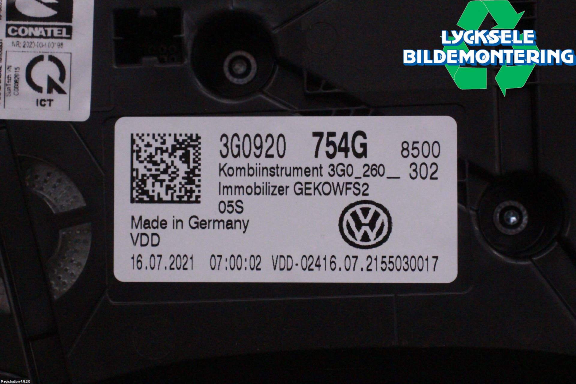 Volkswagen VW PASSAT 20-24 Instrument Komb