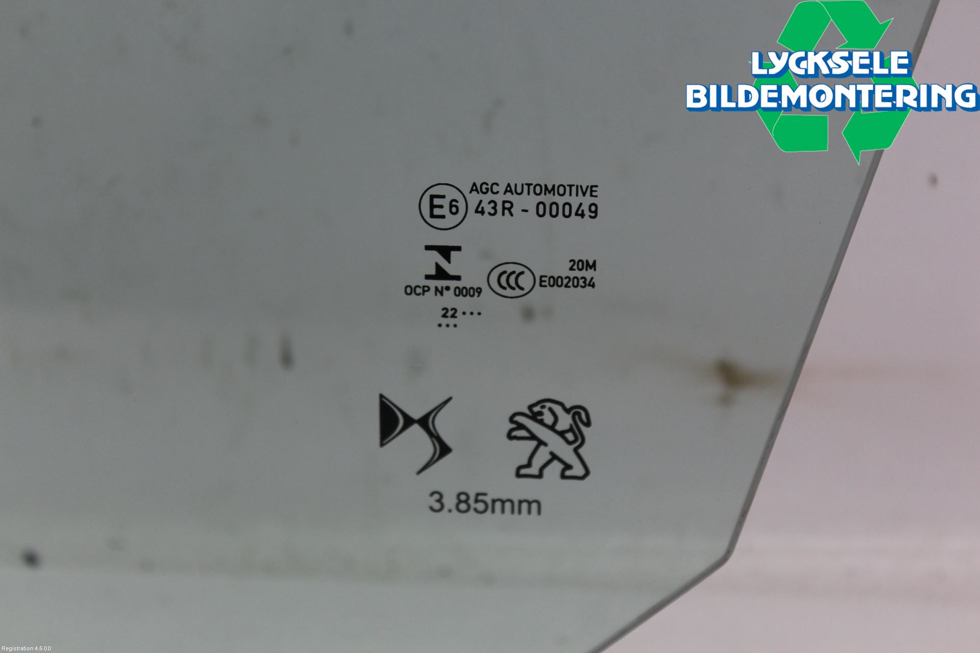 Peugeot 2008/E-2008 20- Dörruta Fram Vänster