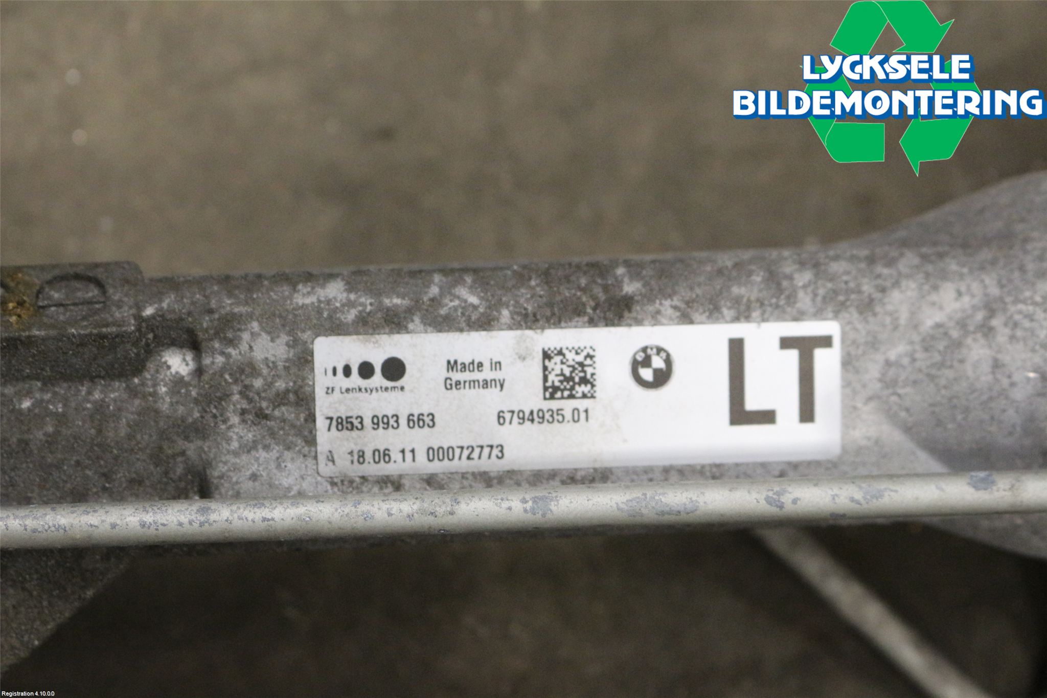 BMW X1 E84 10-15 Styrväxel Servo -Snäcka