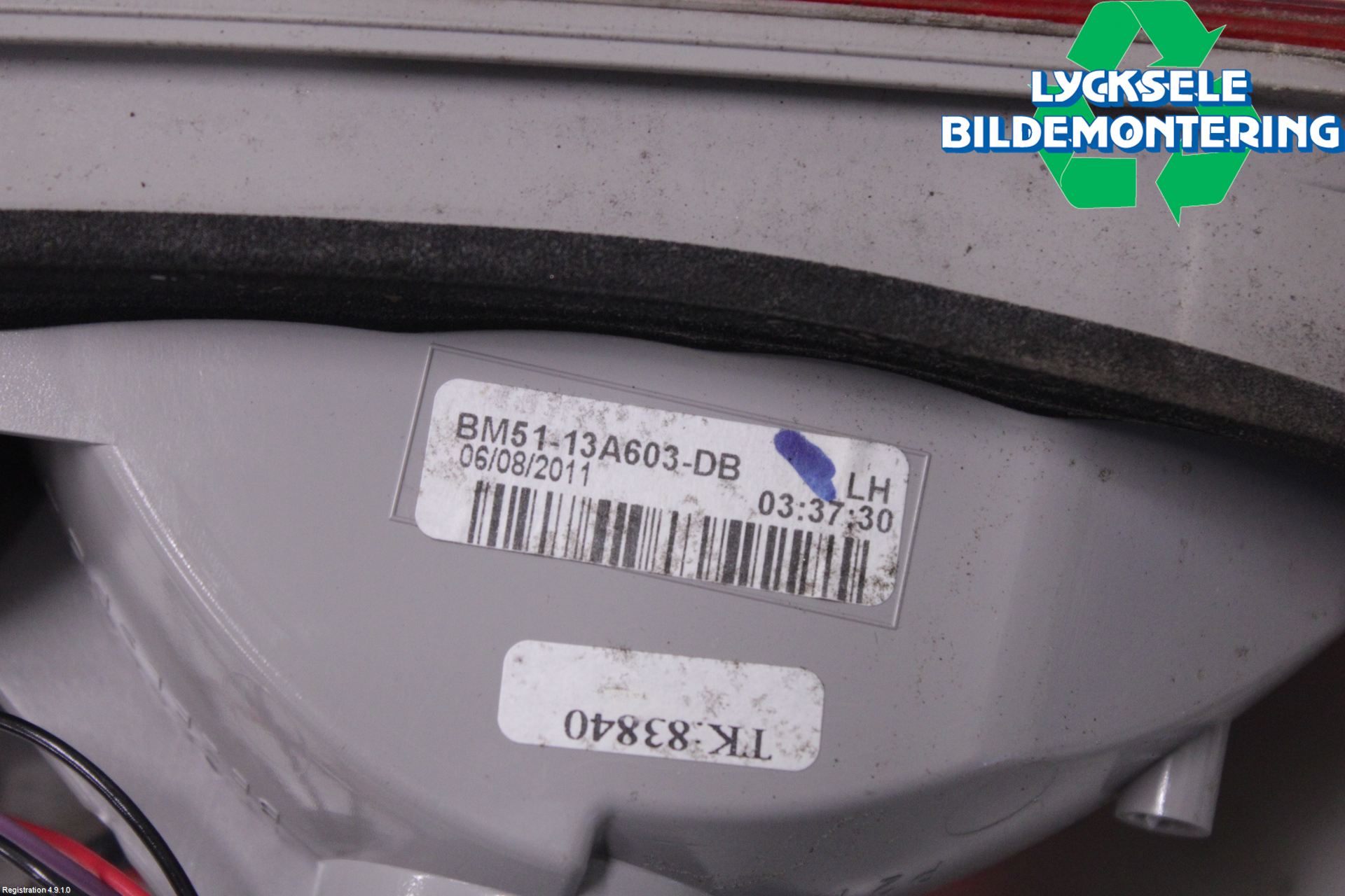 Ford FOCUS 11-14 Bakljus Lucka Vä