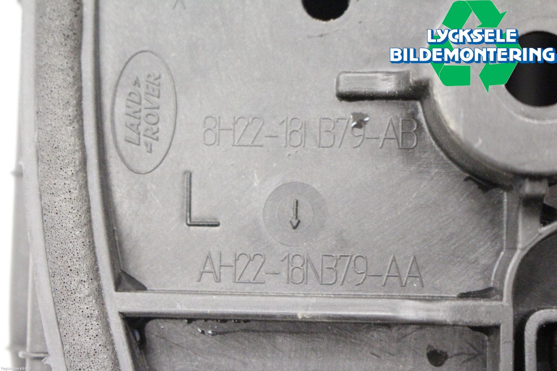 Landrover RANGE ROVER SPORT (L320) 10-13 Batterilåda-Fäste-Hållare
