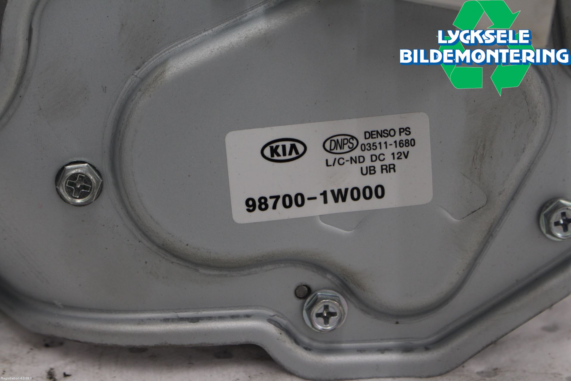 Kia RIO 12-16 Torkarmotor Baklucka