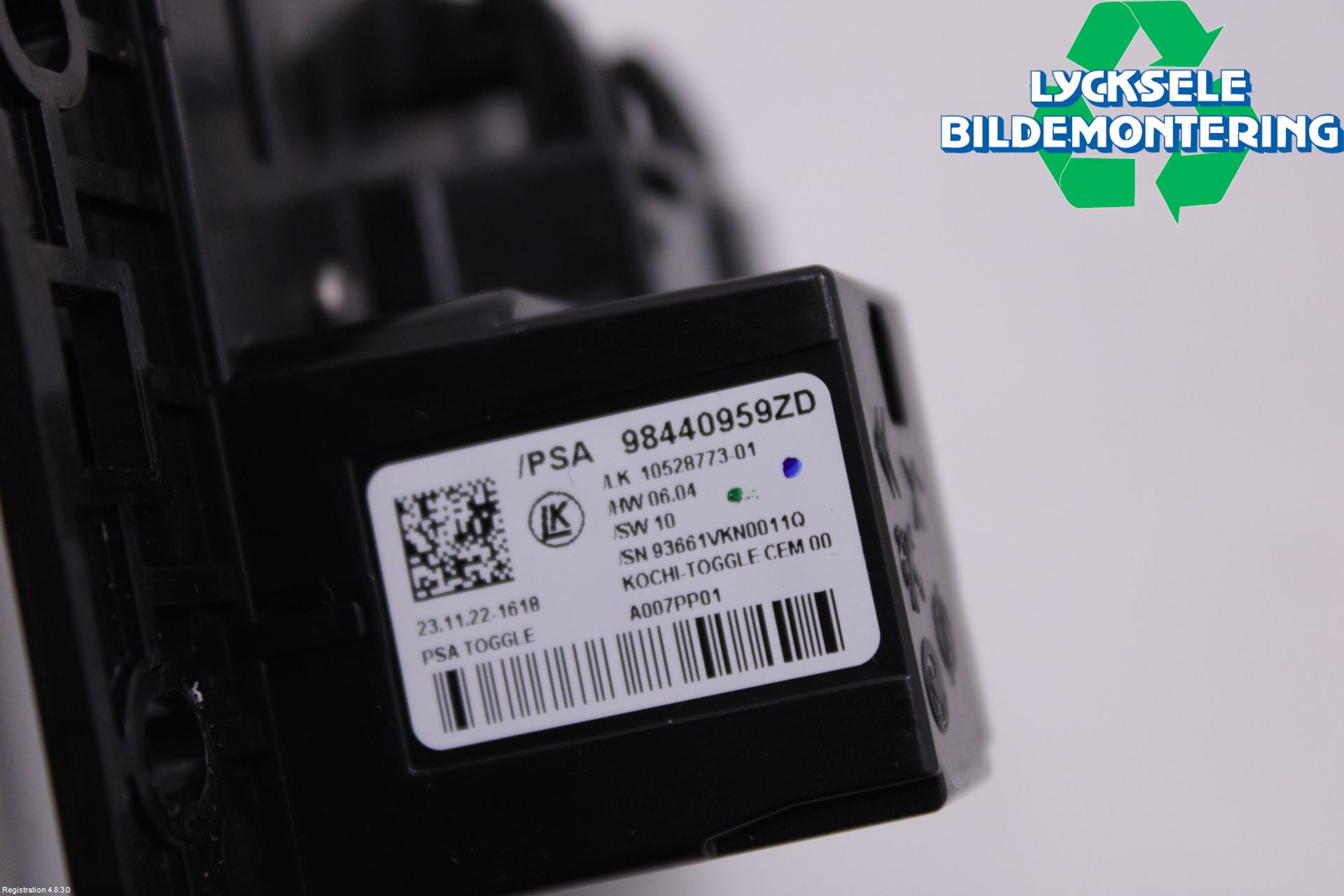 Citroen C5 AIRCROSS 19- Strömställare Växellåda