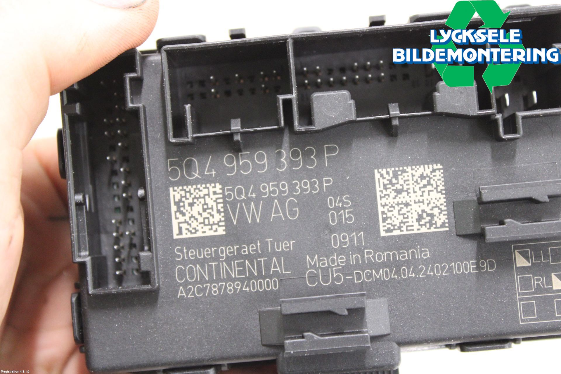 Volkswagen VW CADDY 11-15 Styrenhet Dörr