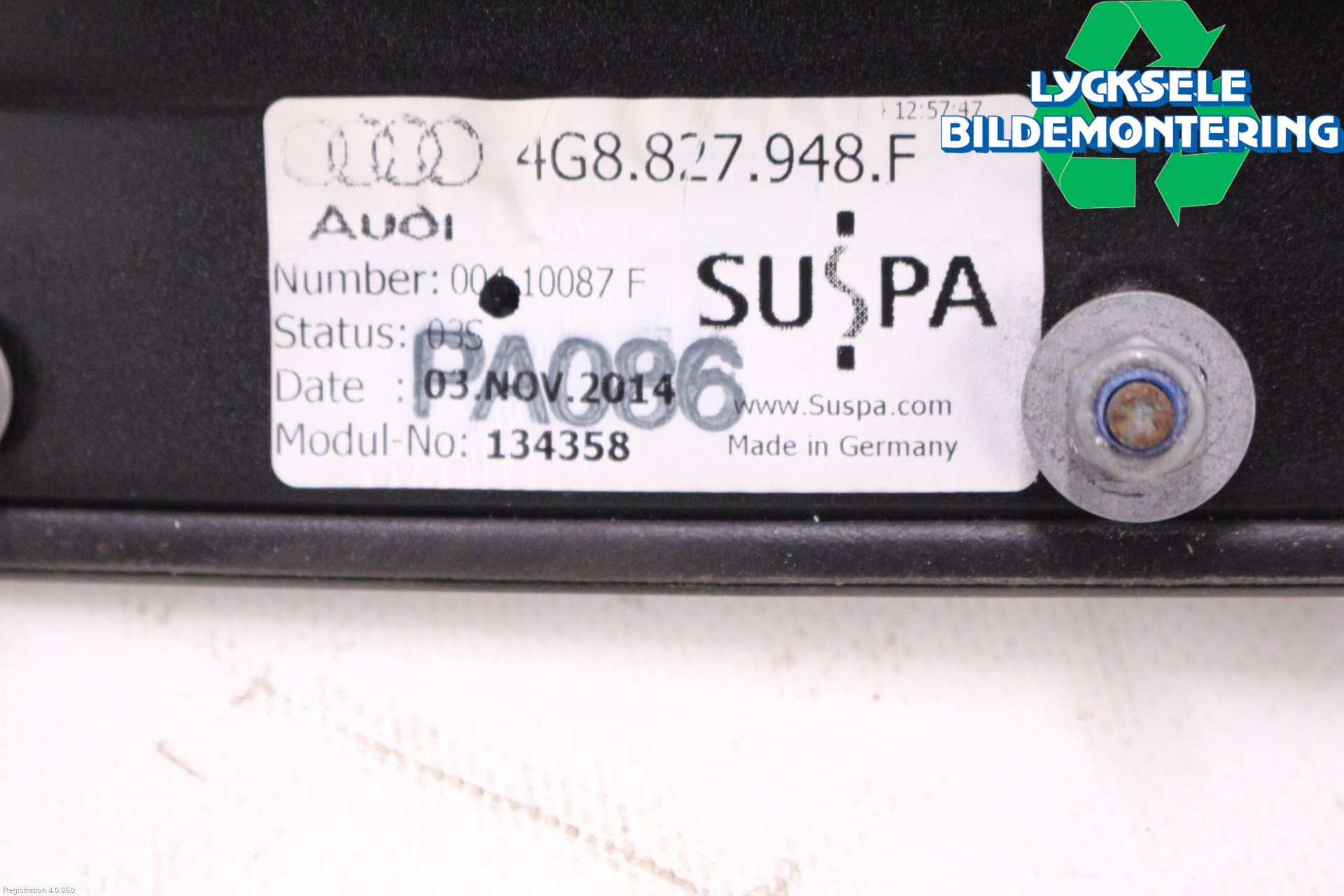 Audi A7/S7 4G 11-17 Spoiler Baklucka