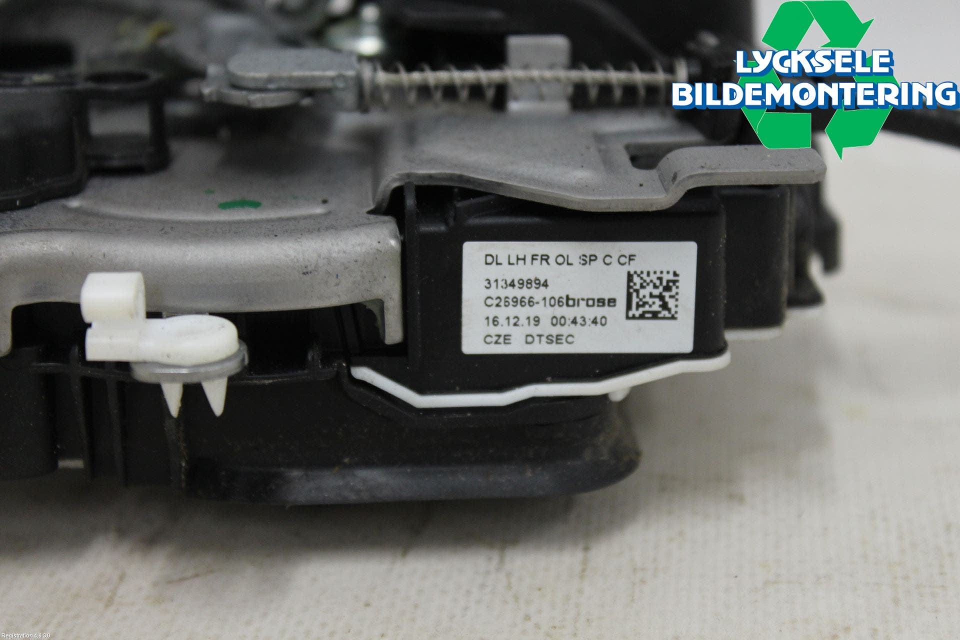 Volvo V60 19- Låskista-Dörrlås