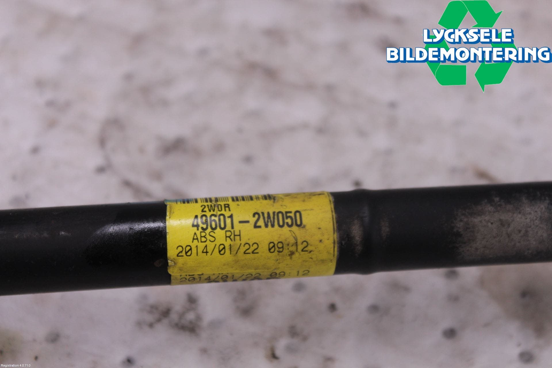 Kia SORENTO 10-14 Drivaxel Bak Höger