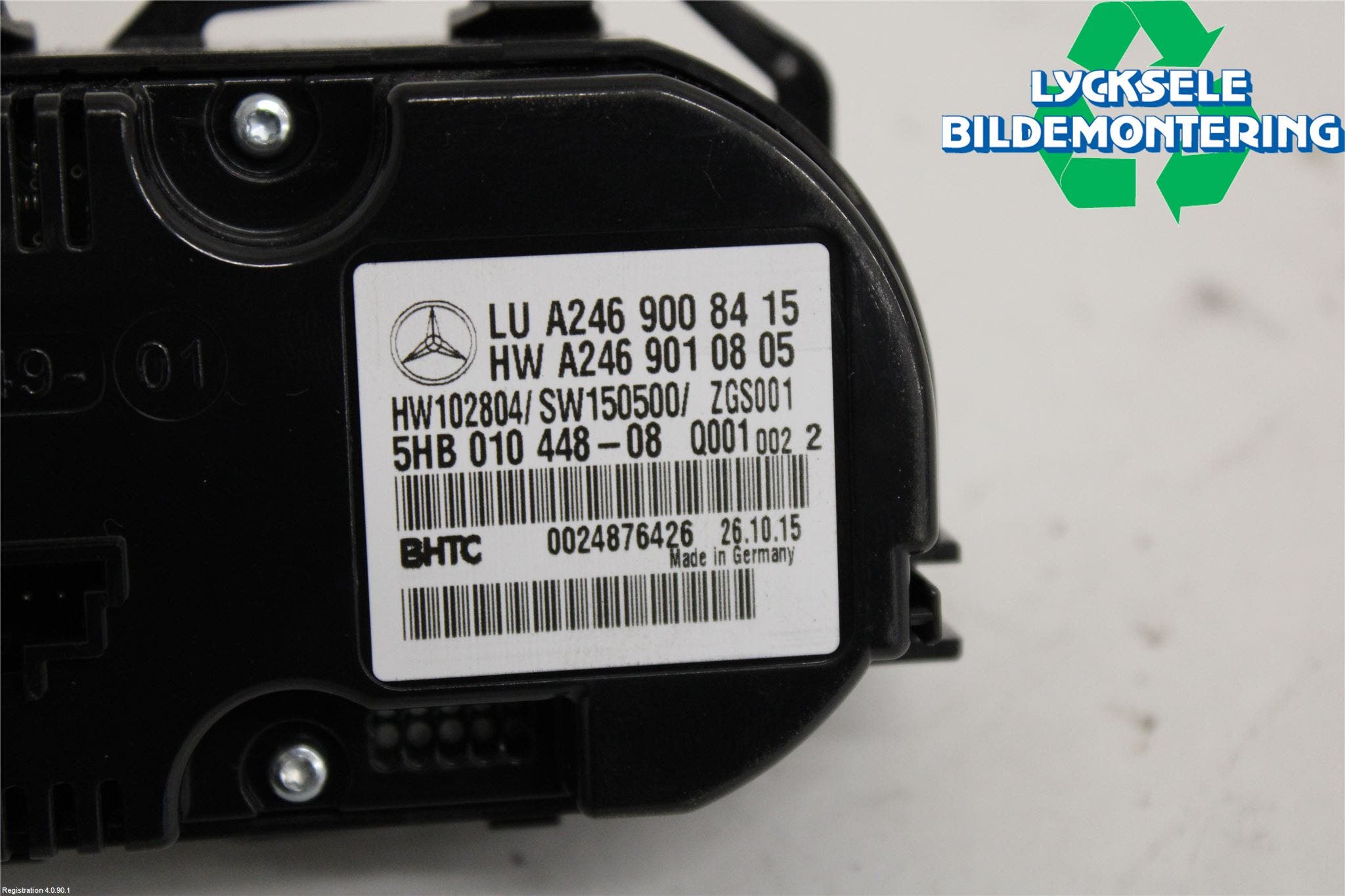 Mercedes-Benz MB CLA-KLASS (C117/X117) 13-19 Ac Styrenhet Ac Manöveren