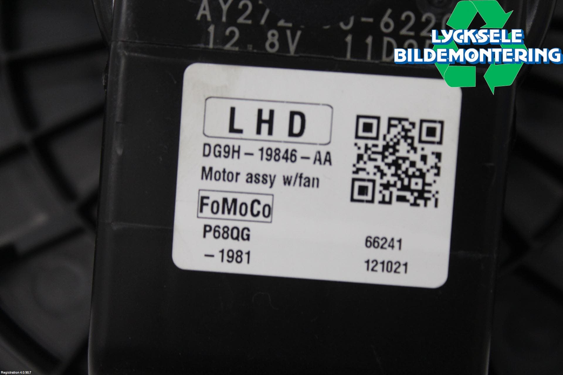 Ford MONDEO 15-22 Värmefläkt