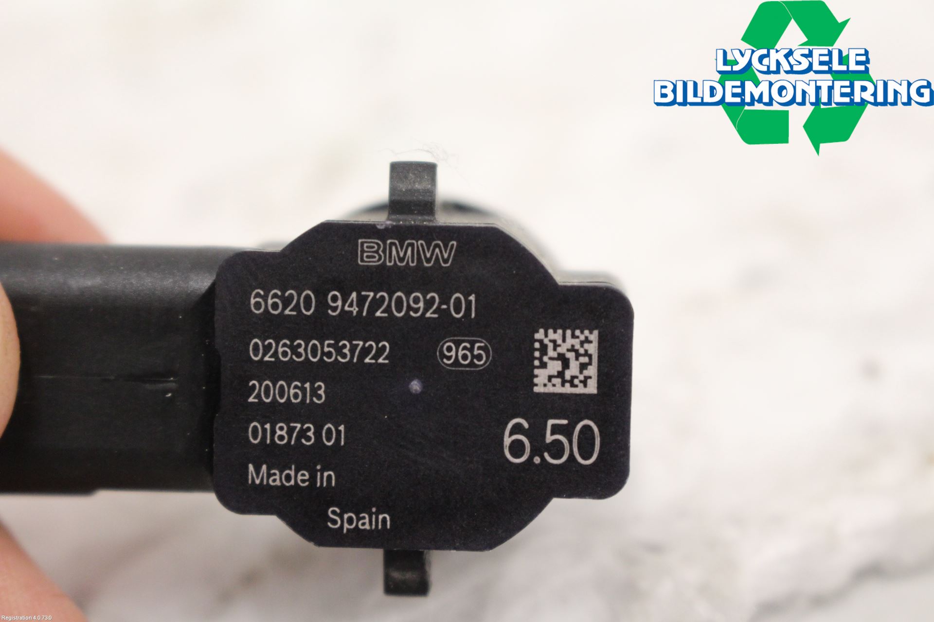 BMW 3 G20/G21/G80/G81 19- Parkeringshjälp Frontsensor