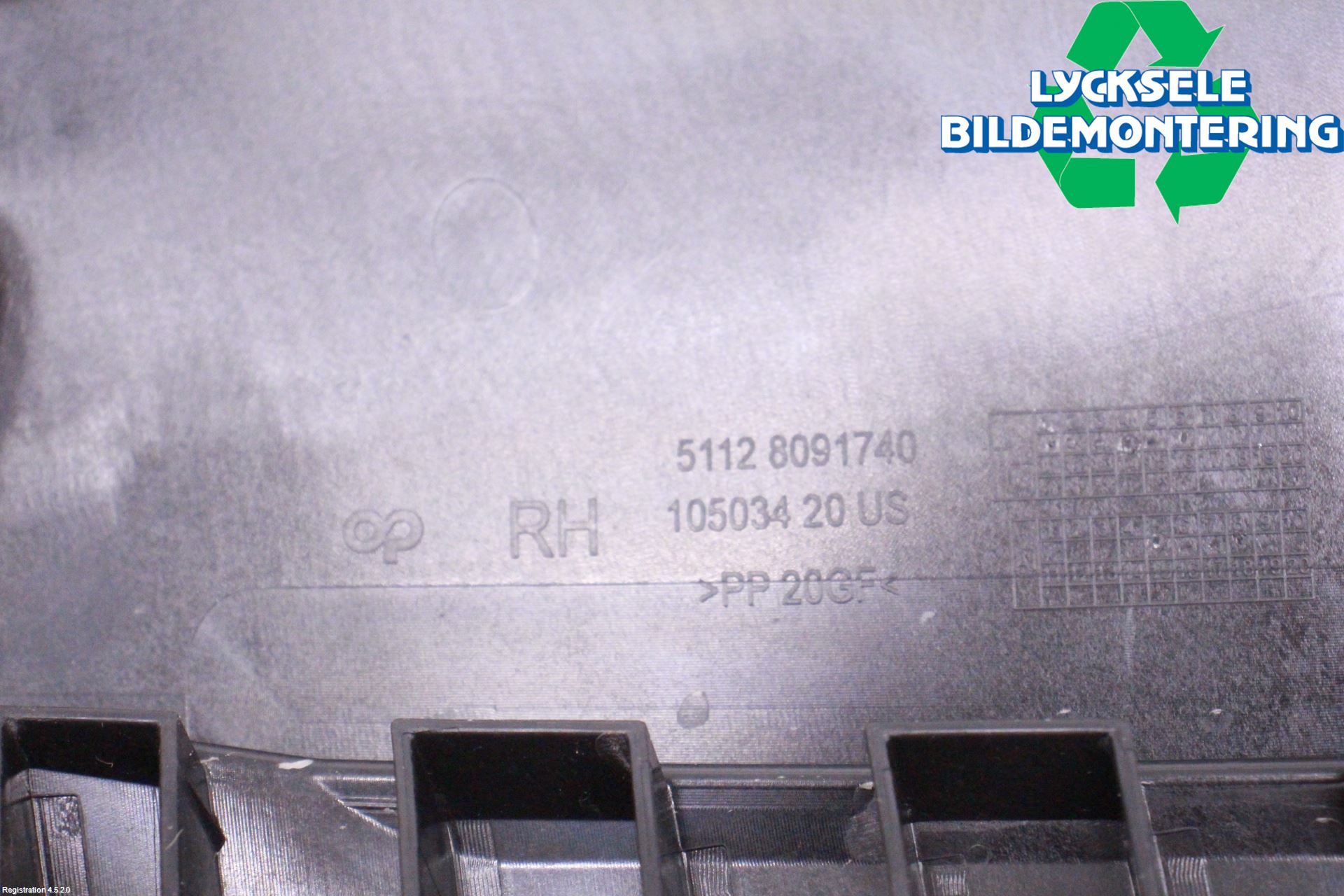 BMW X7 G07 19- Stötfångarfäste Bak Vä