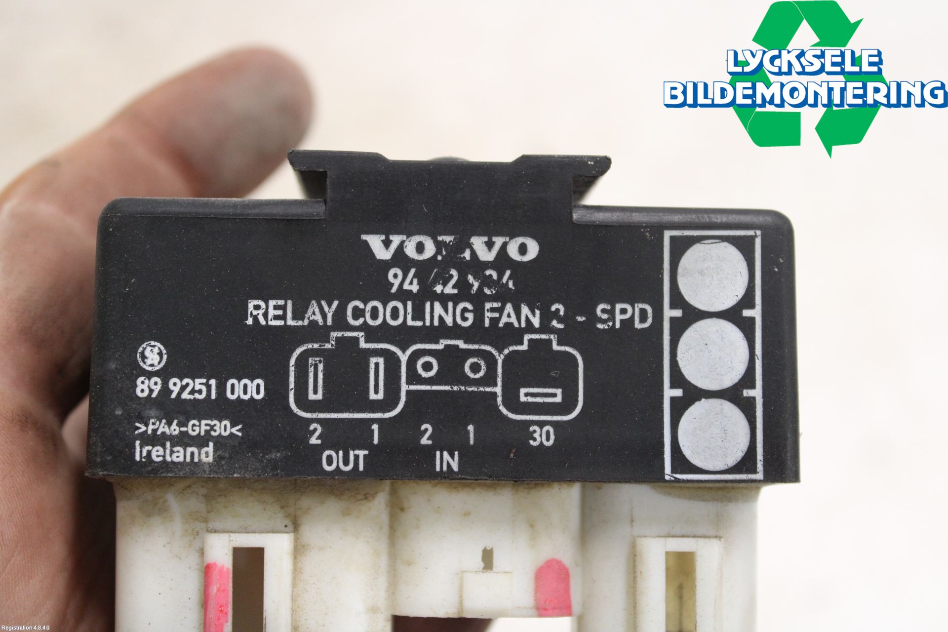 Volvo S70/V70/XC  97-00 Relä Övrigt