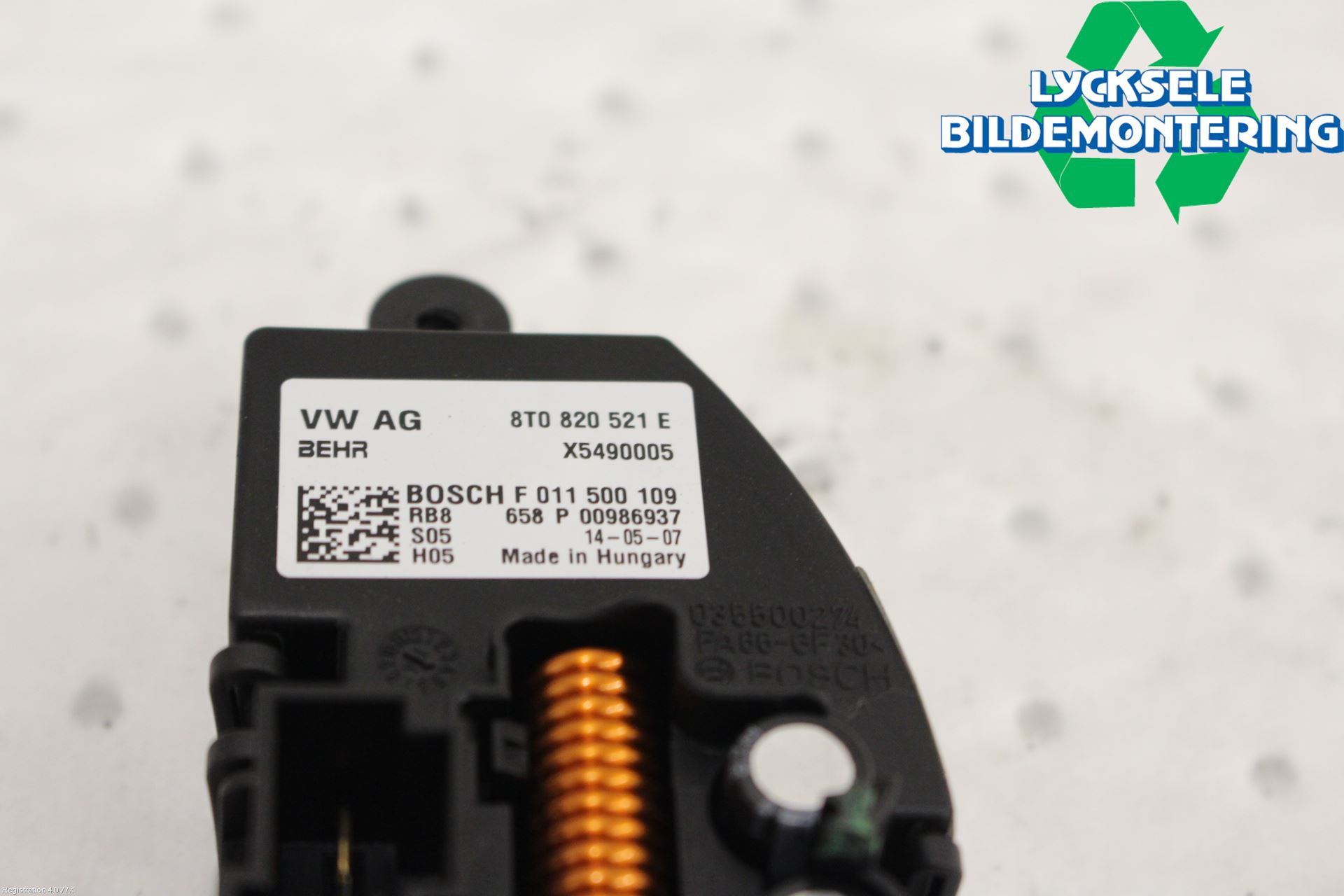 Audi A5 07-16 Värmefläktsmotstånd