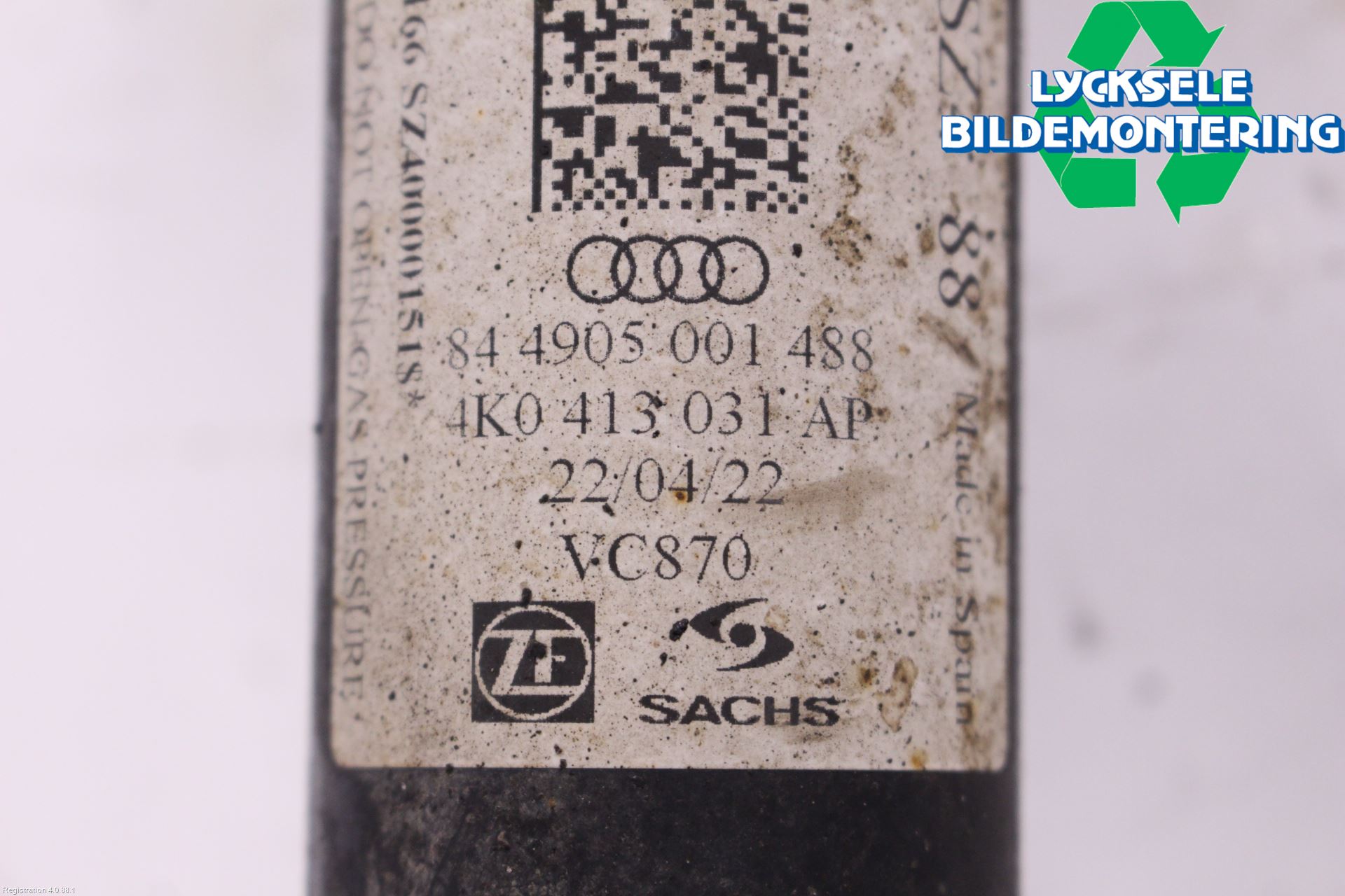 Audi A6 F2/C8 19- Fjäderben Fram Höger