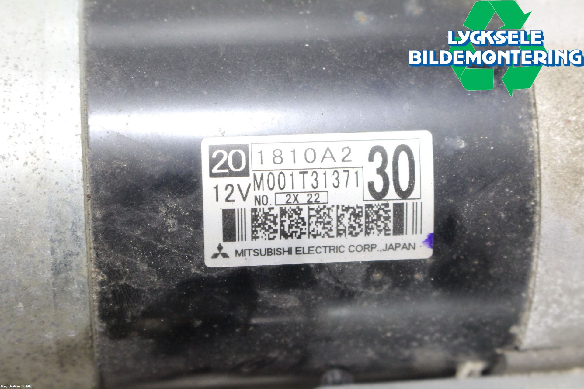 Mitsubishi OUTLANDER 13-21 Startmotor Diesel