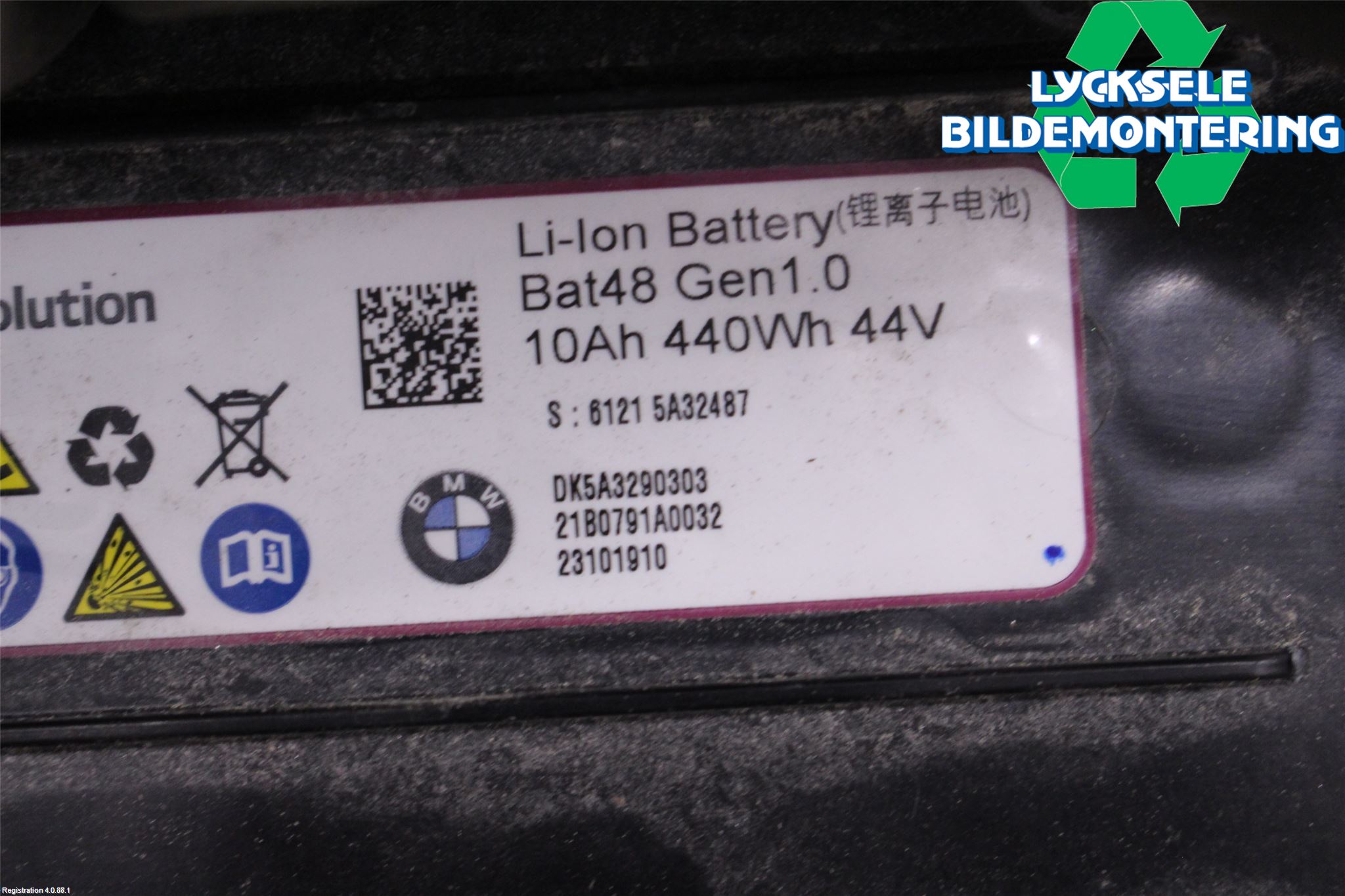 BMW 3 G20/G21/G80/G81 19- Batteri Högspänning