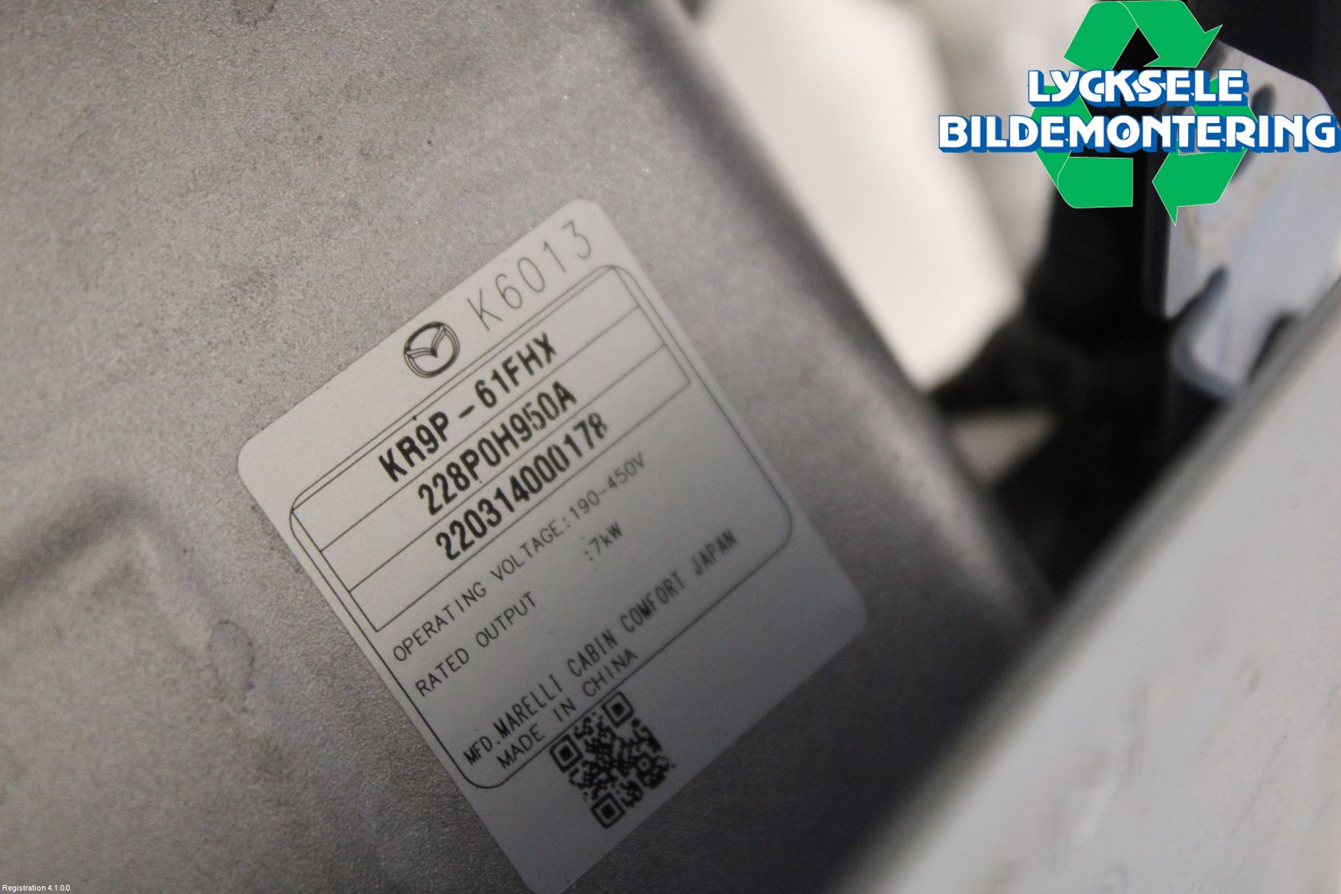 Mazda CX-60 22- Värme Cirkulationspump