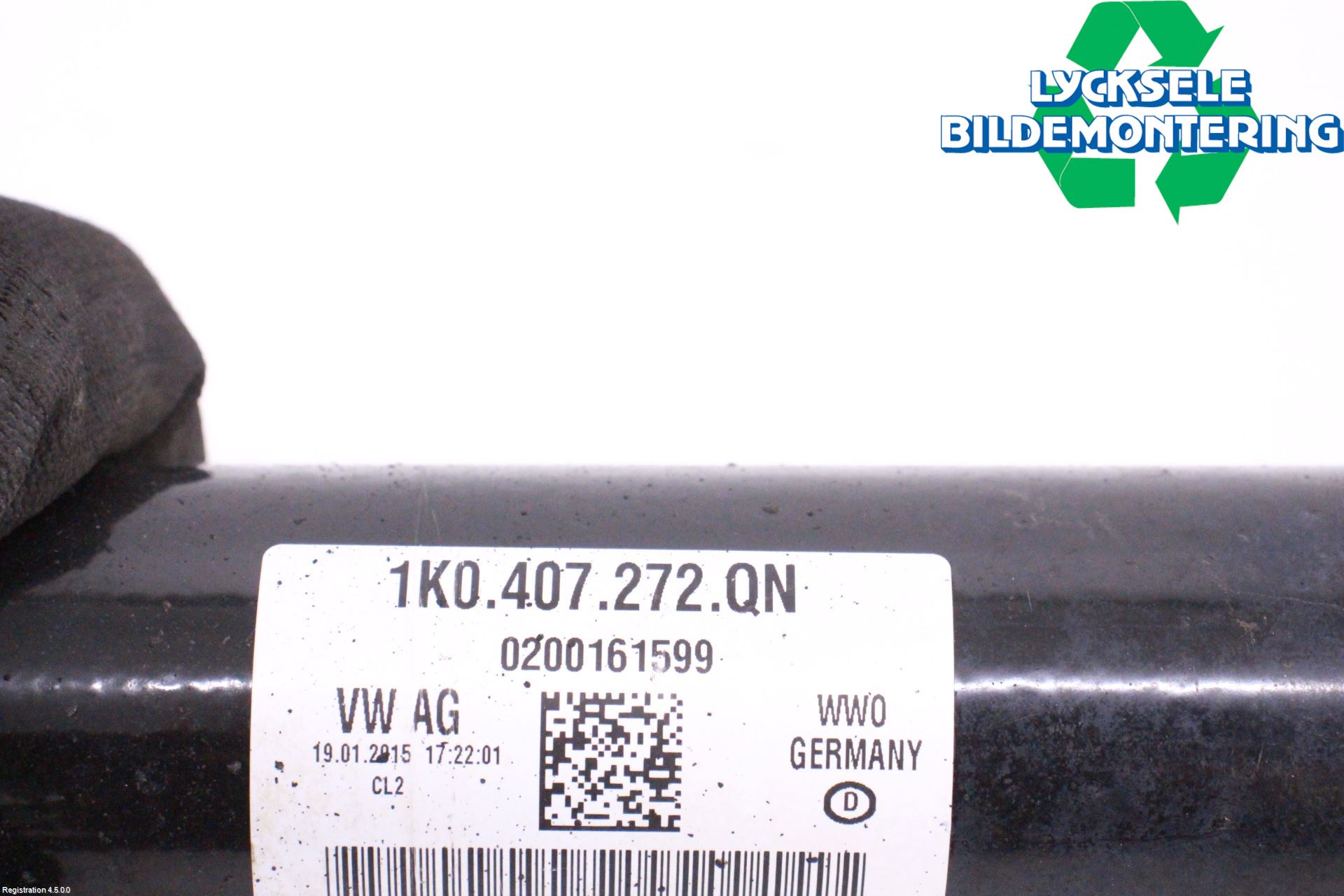 Volkswagen VW GOLF / E-GOLF VII 13-20 Drivaxel Fram Höger