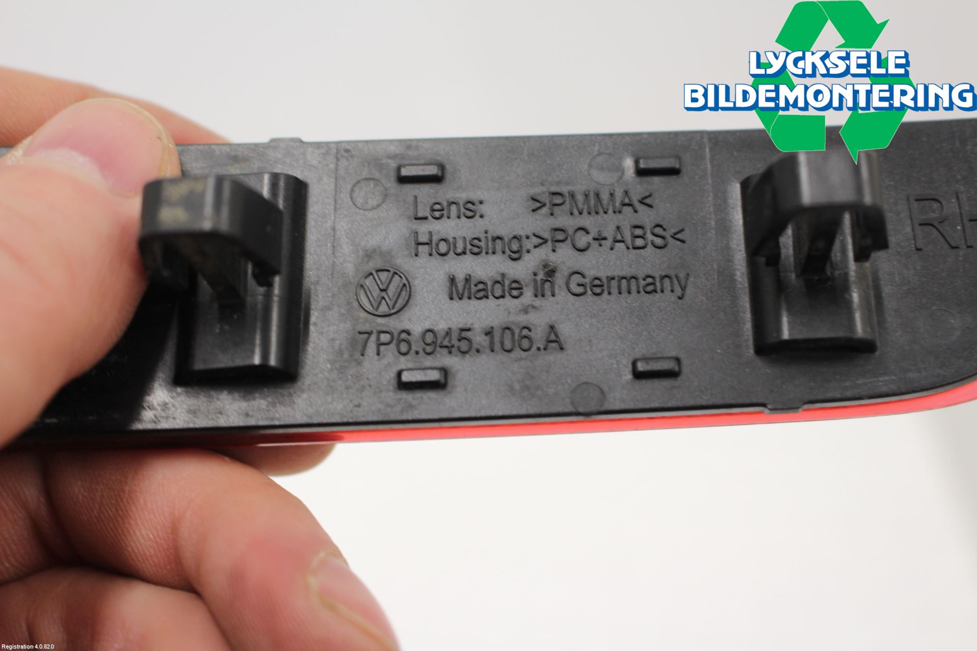 Volkswagen VW TOUAREG 7P 11-18 Dimljus/Reflex Bak