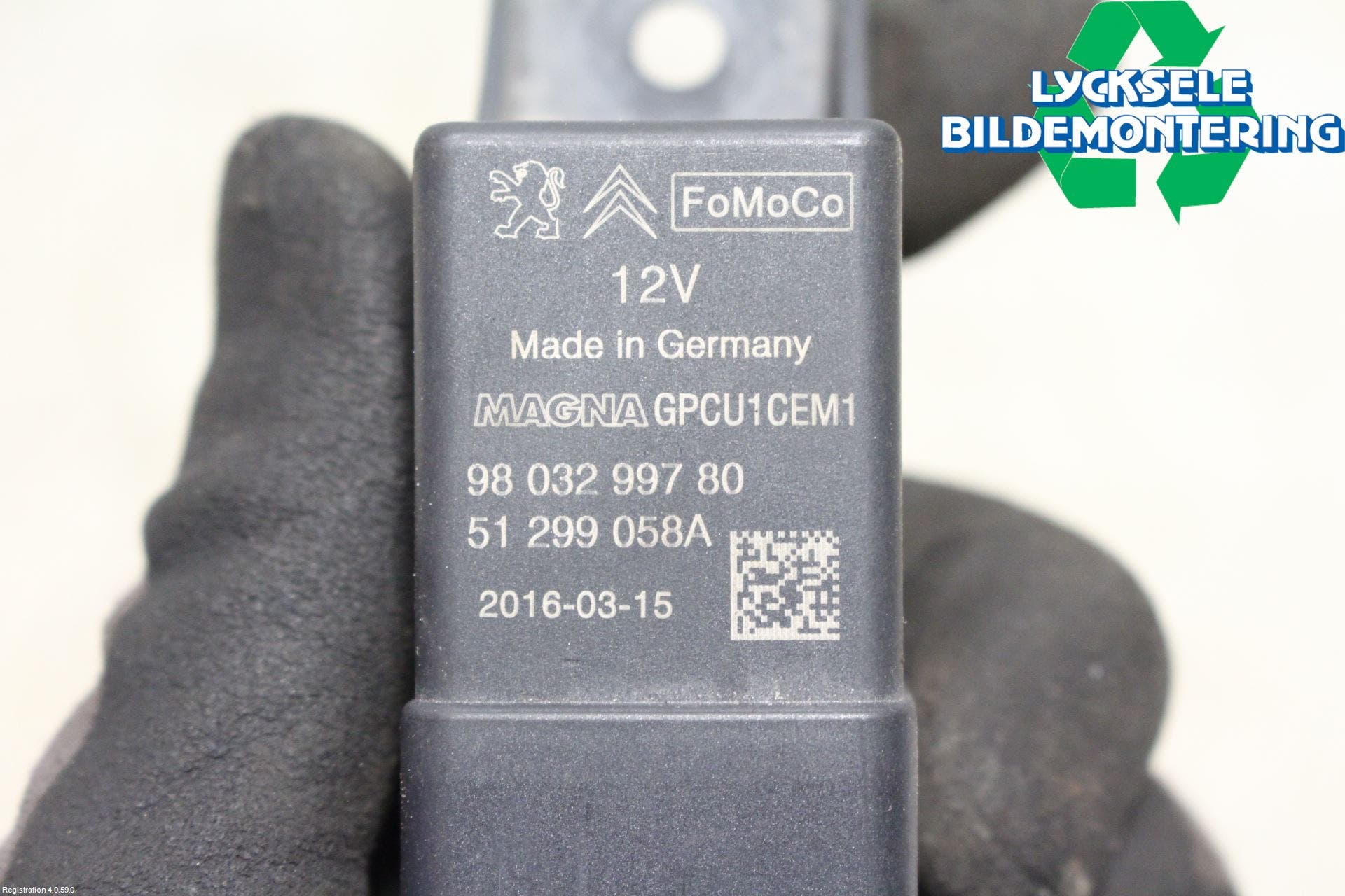 Ford GALAXY 16- Relä Glödning Diesel