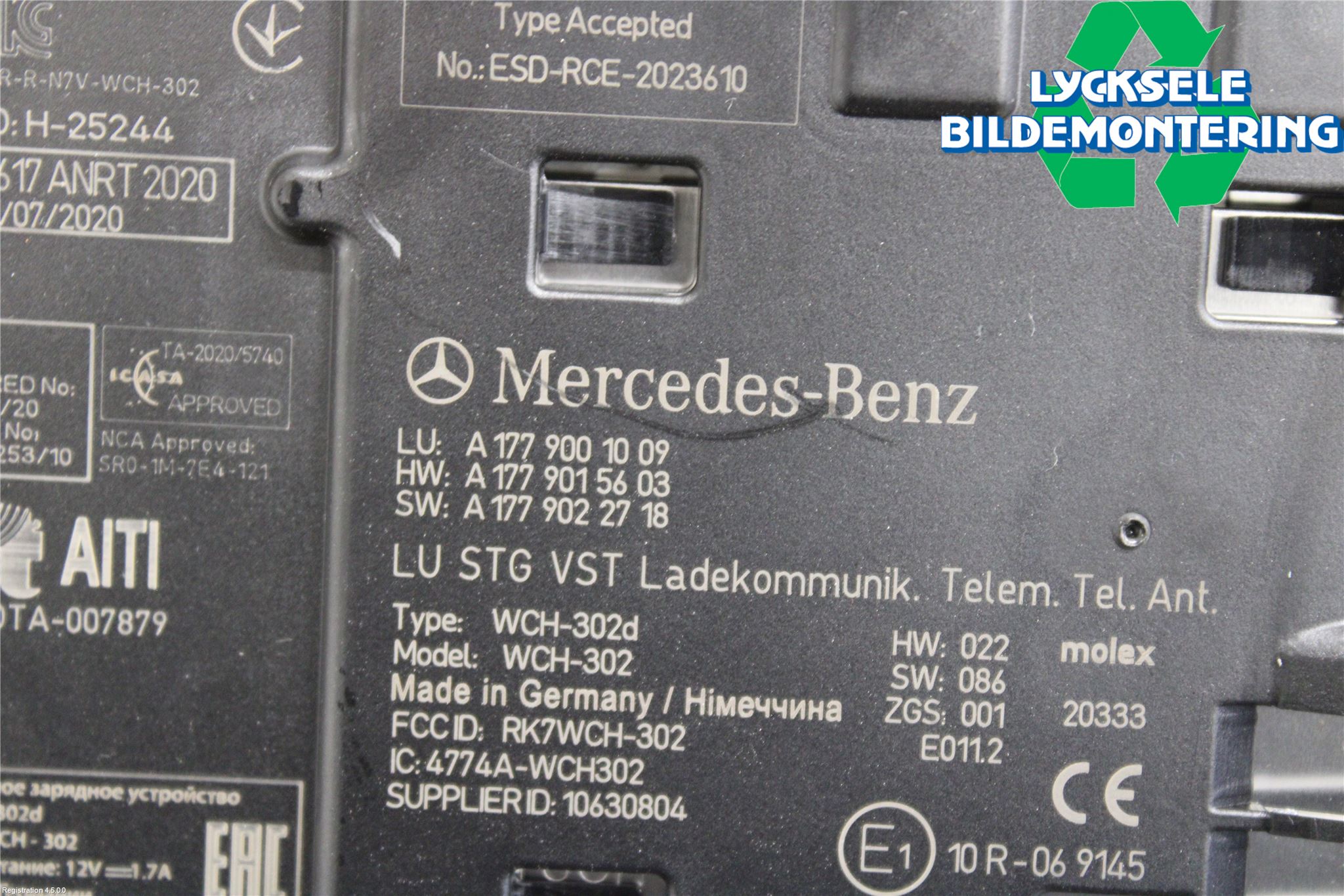 Mercedes-Benz MB GLE-KLASS (W167/V167/C167) 19- Styrenhet Övrigt