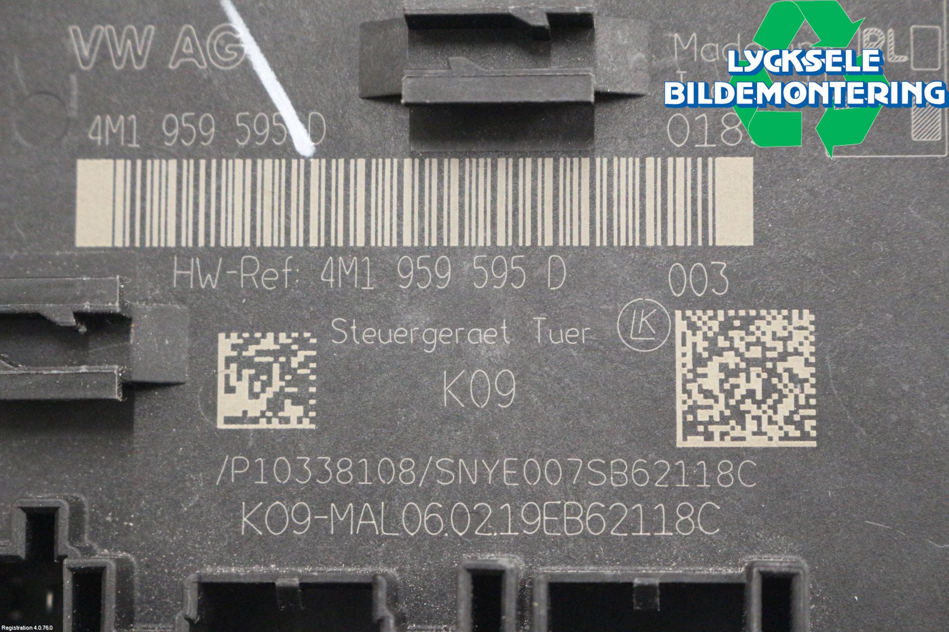 Audi A6 F2/C8 19- Styrenhet Dörr