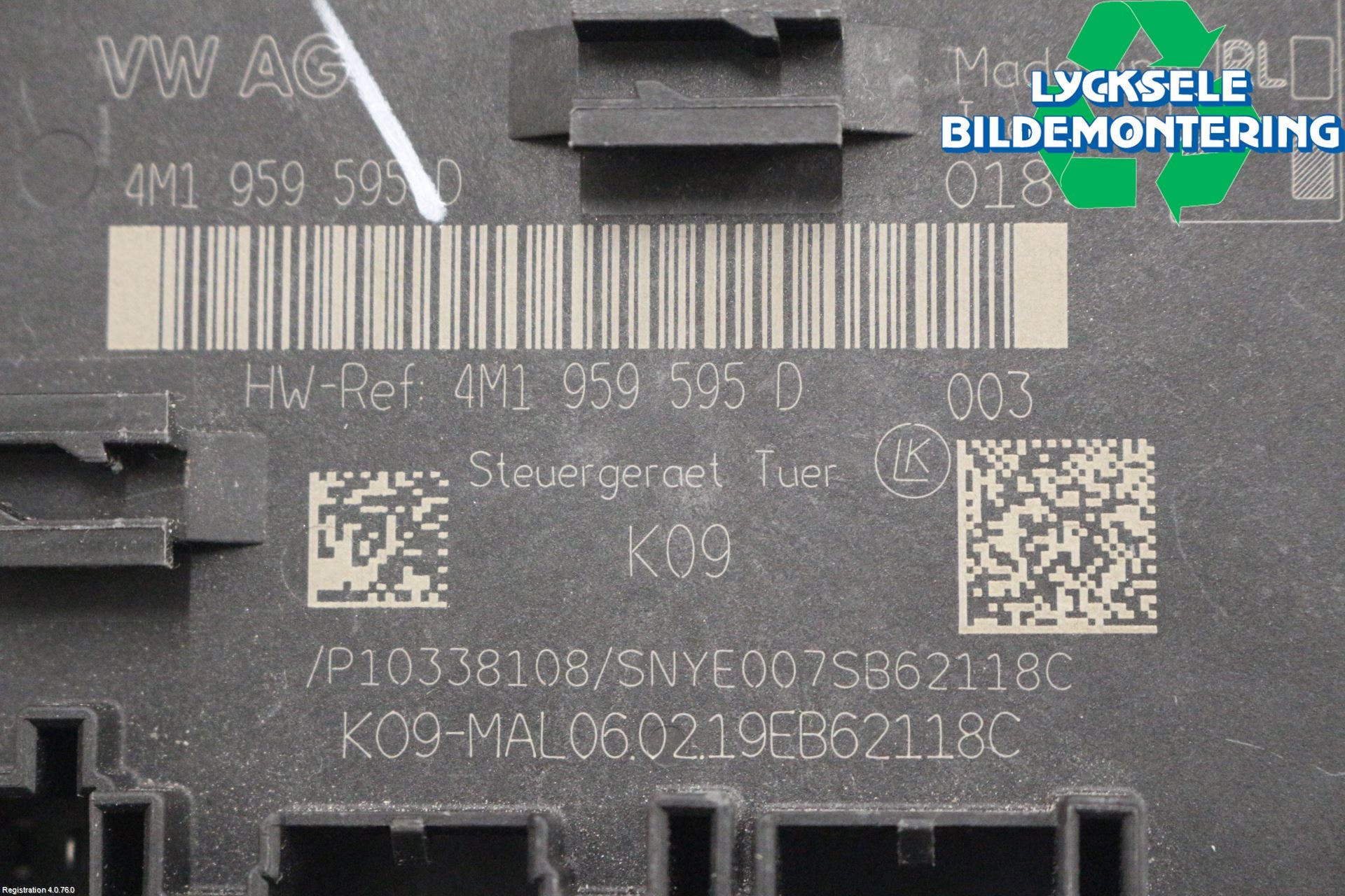 Audi A6 F2/C8 19- Styrenhet Dörr