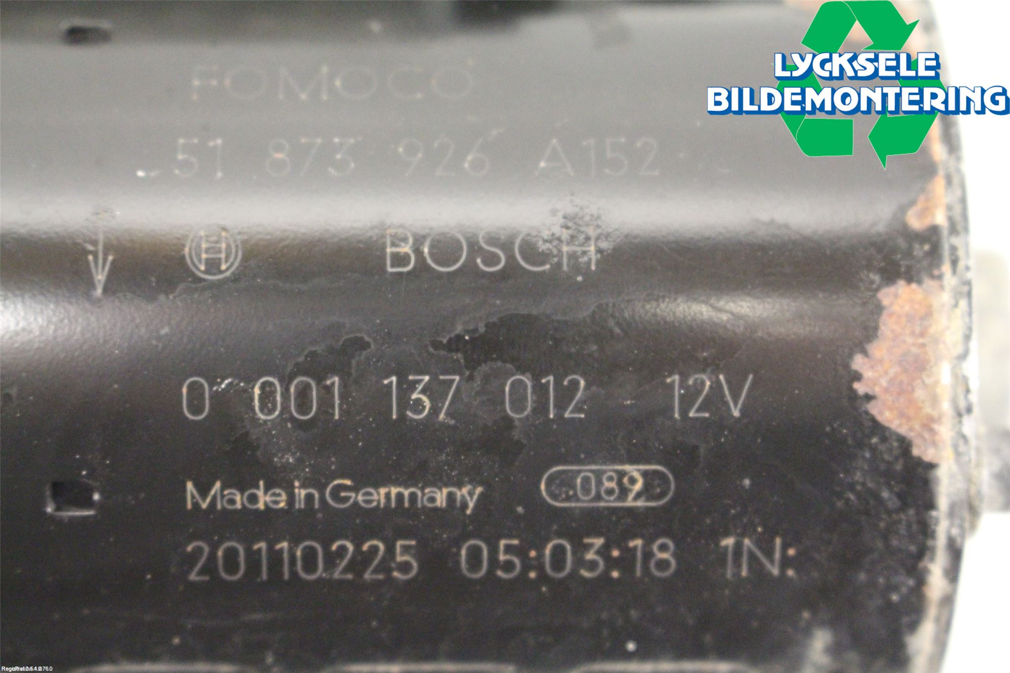 Ford KA 09-16 Startmotor