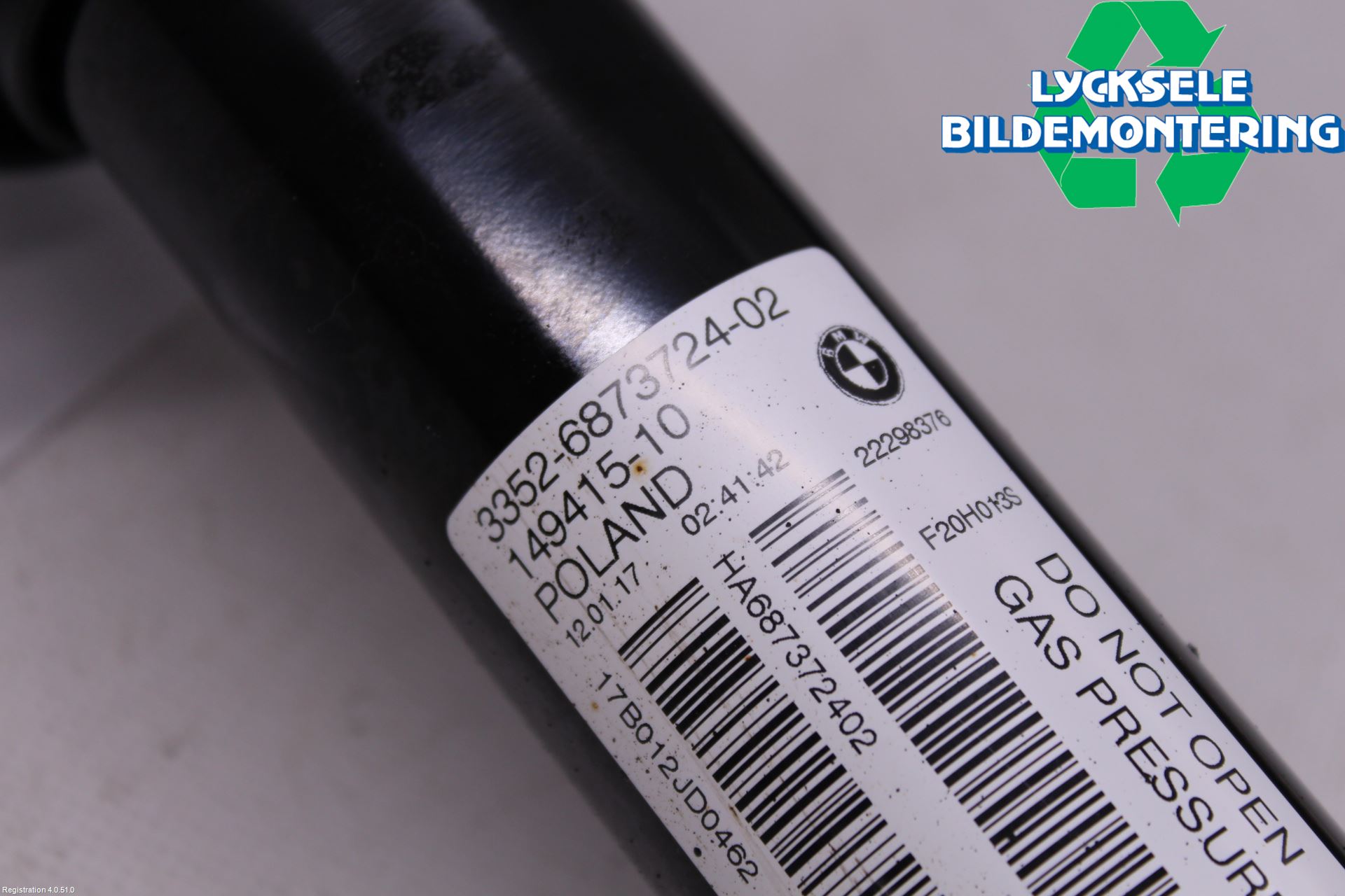 BMW 1 F20/F21 11-19 Stötdämpare Bak