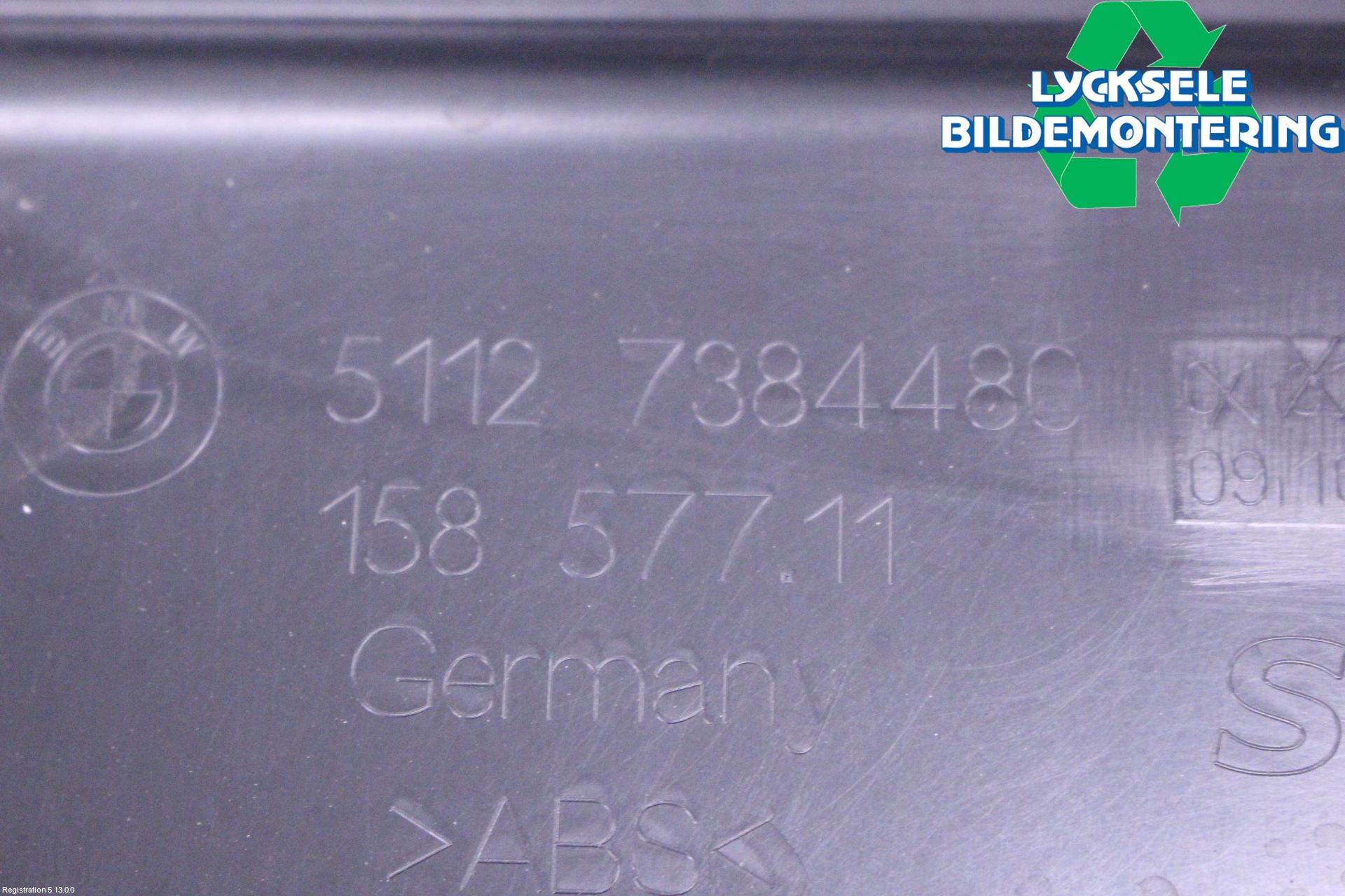 BMW 3 F30/F31/F80 12-19 Stötfångarfäste Bak Hö