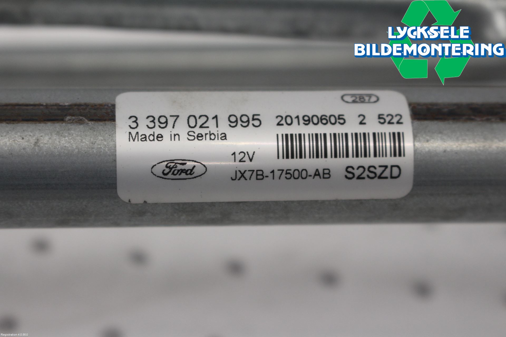 Ford FOCUS 19- Torkarmekanism Vindruta