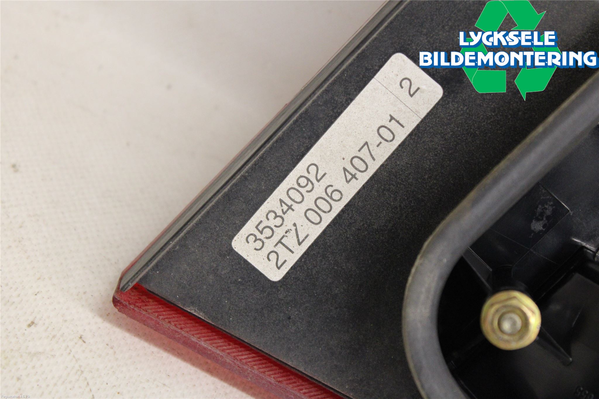 Volvo 940 91-98 Bakljus Lucka Vä