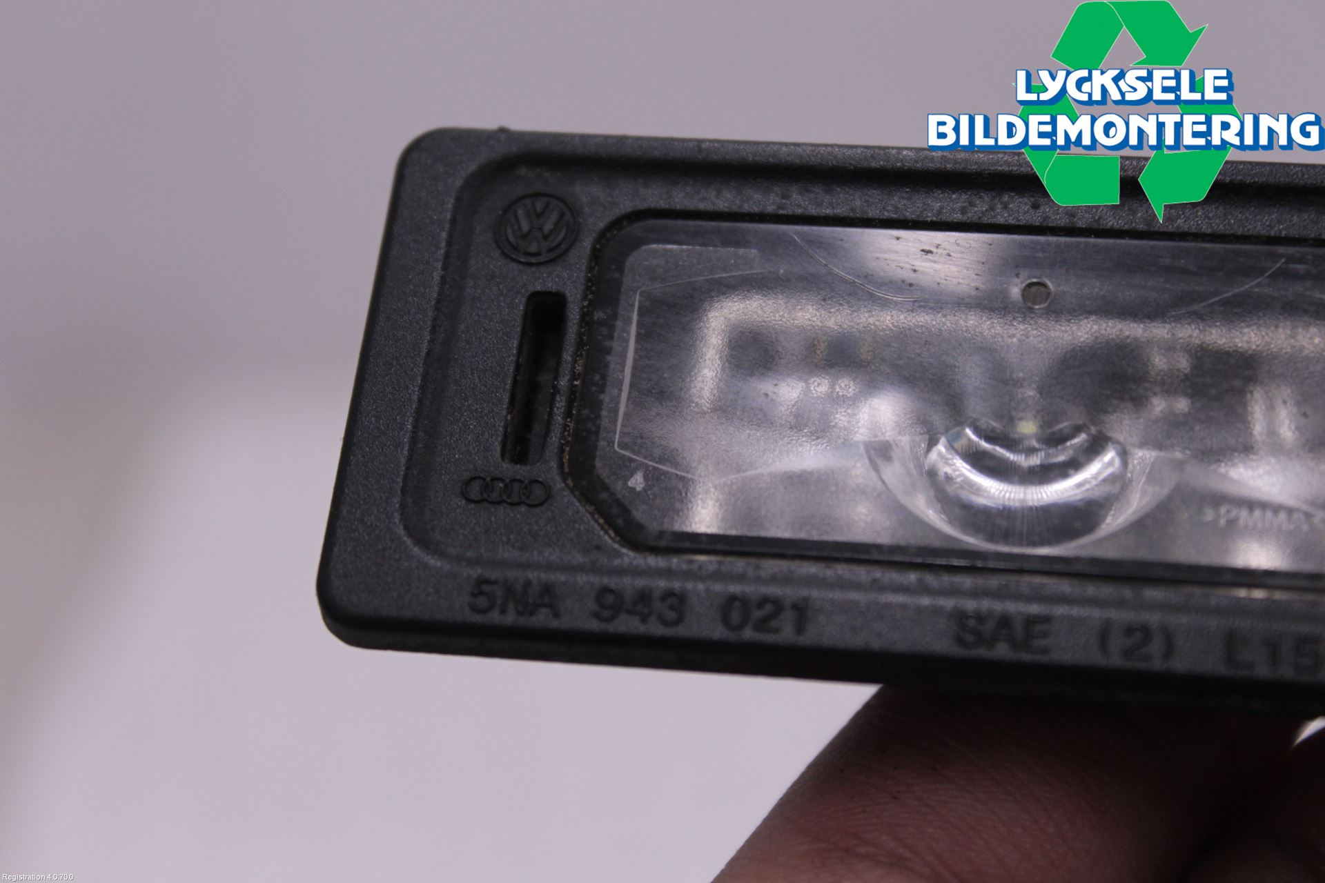 Audi Q3 8U 12-18 Skylt Belysning