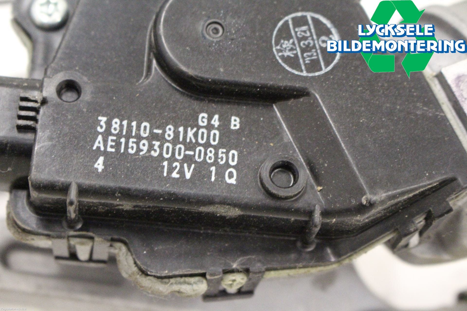 Suzuki SX4 10-13 Torkarmekanism Vindruta