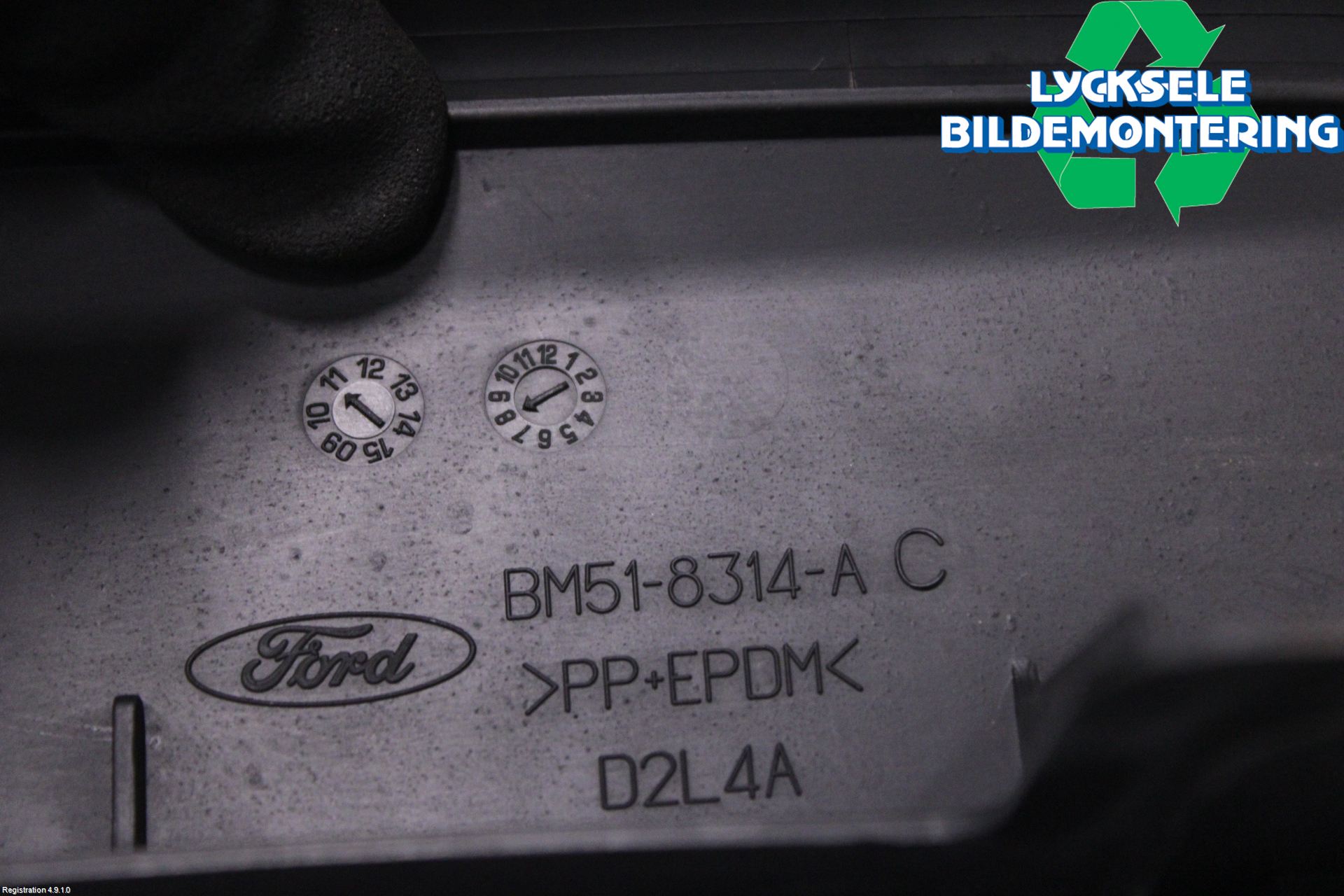 Ford FOCUS 11-14 Deflektor Plåt-Plast Kylning