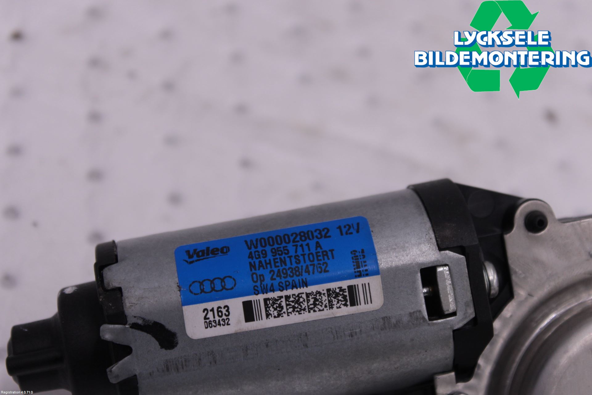 Audi A6 ALLROAD 12-18 Torkarmotor Baklucka