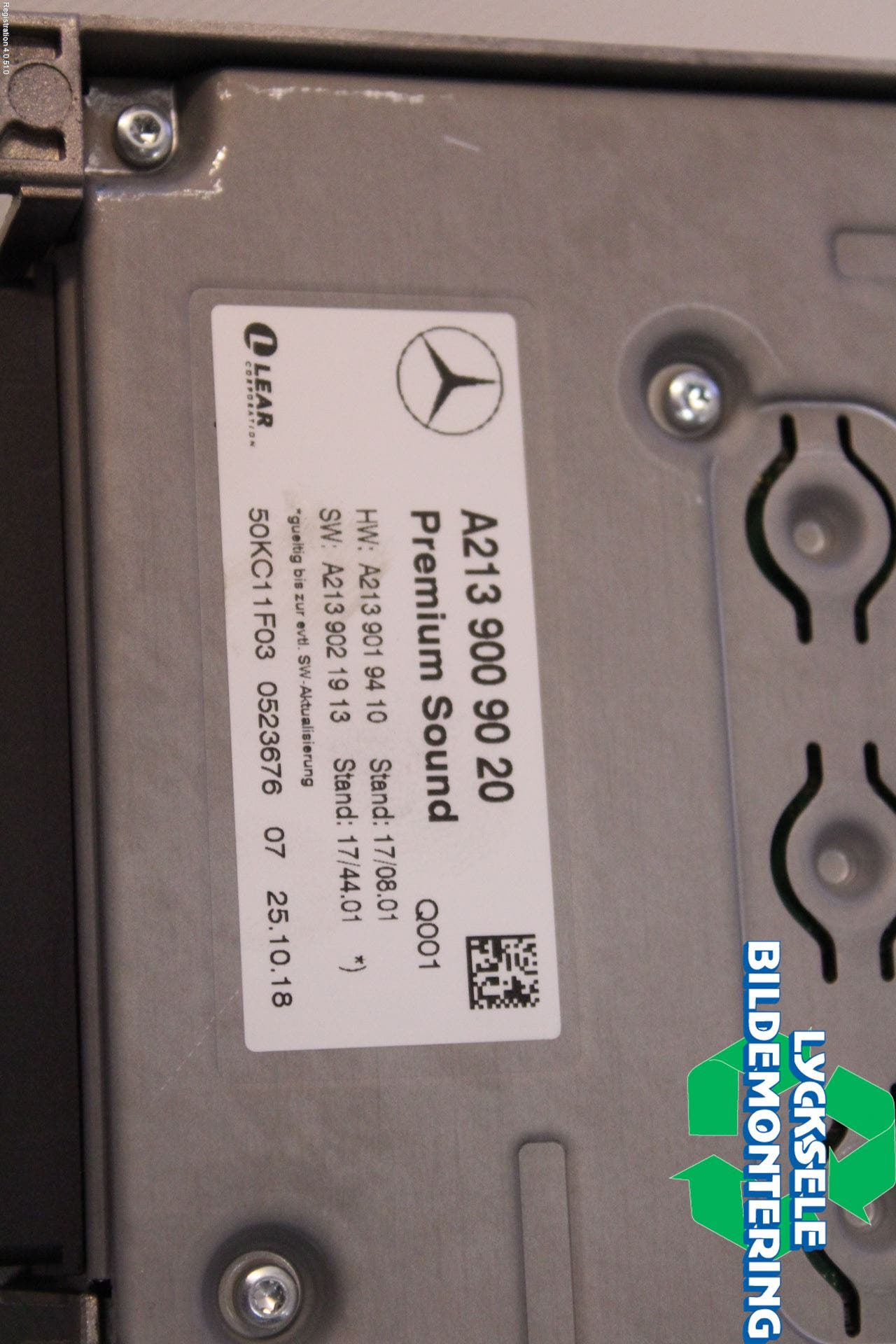 Mercedes-Benz MB C-KLASS (W205) 14-21 Radio-Stereo Förstärkare