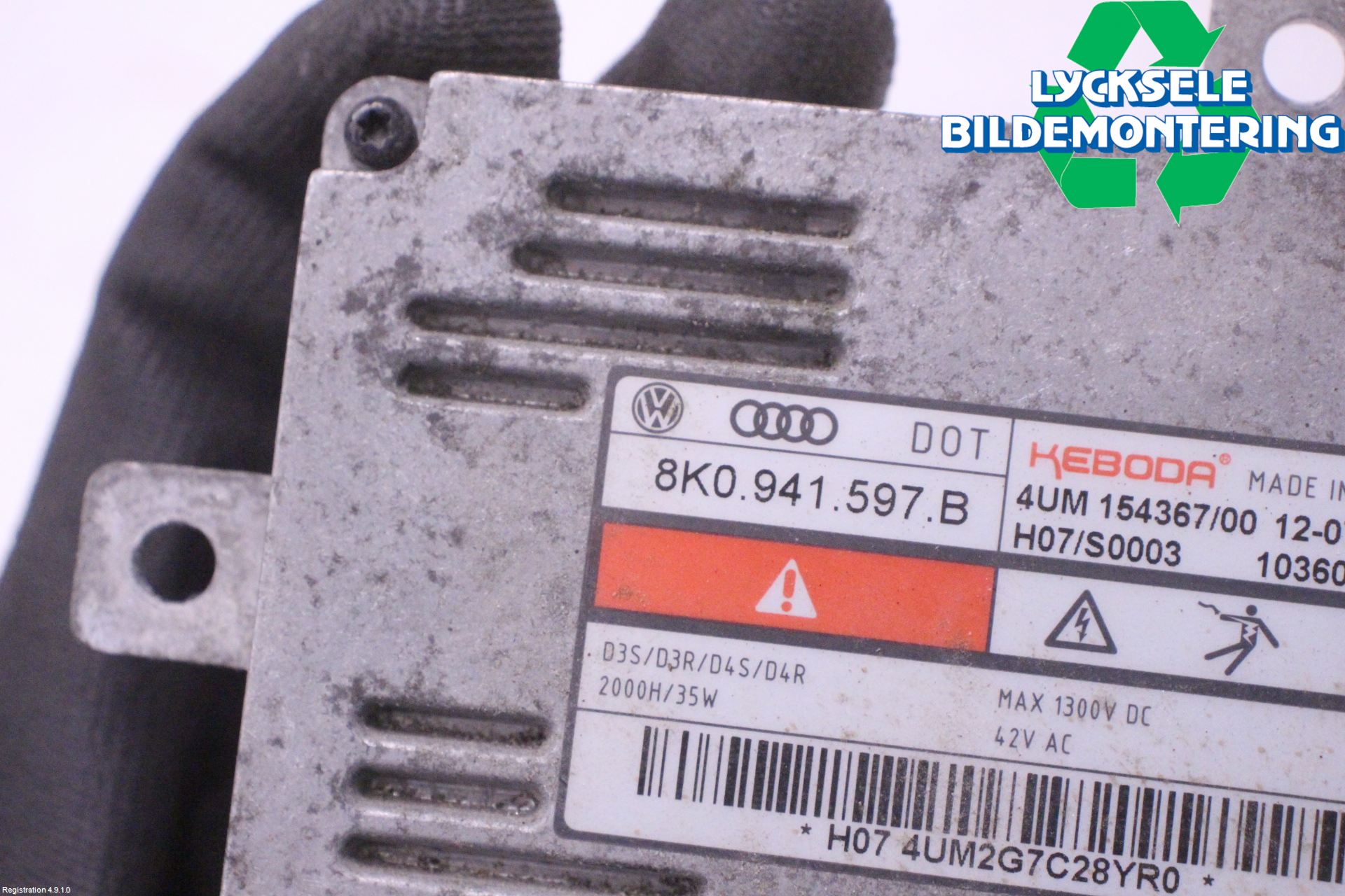 Audi Q5 09-16 Styrenhet Strålkastare