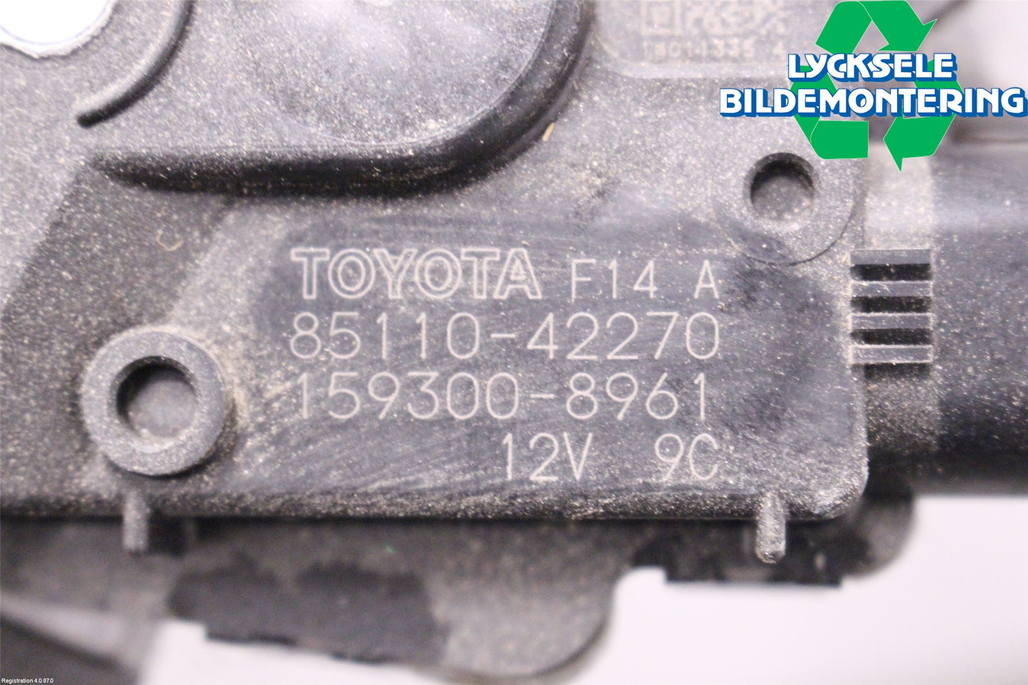 Toyota RAV4 19- Torkarmekanism Vindruta