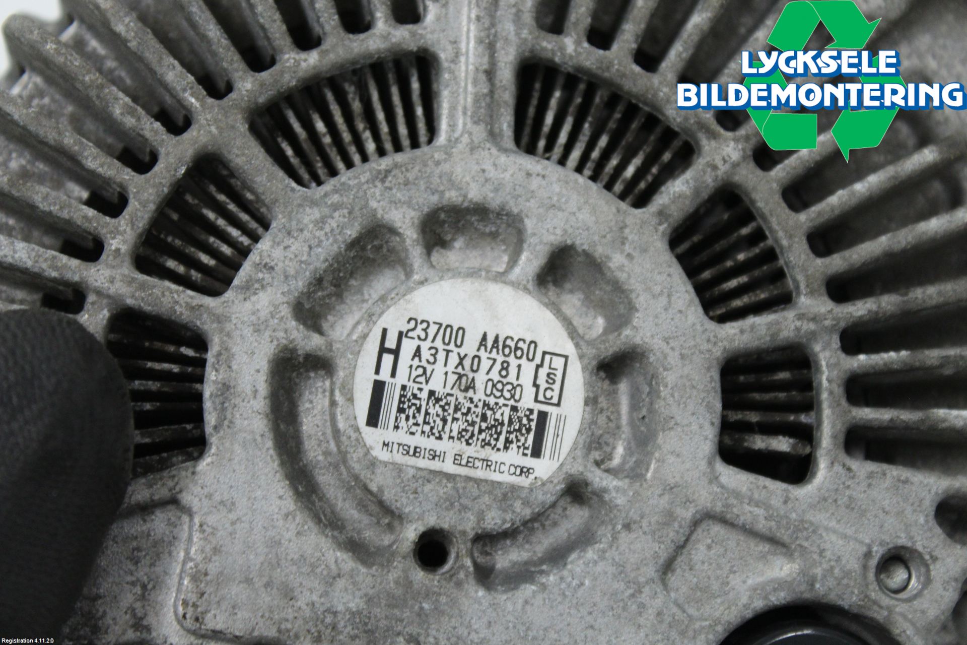 Subaru LEGACY 10-14 Generator