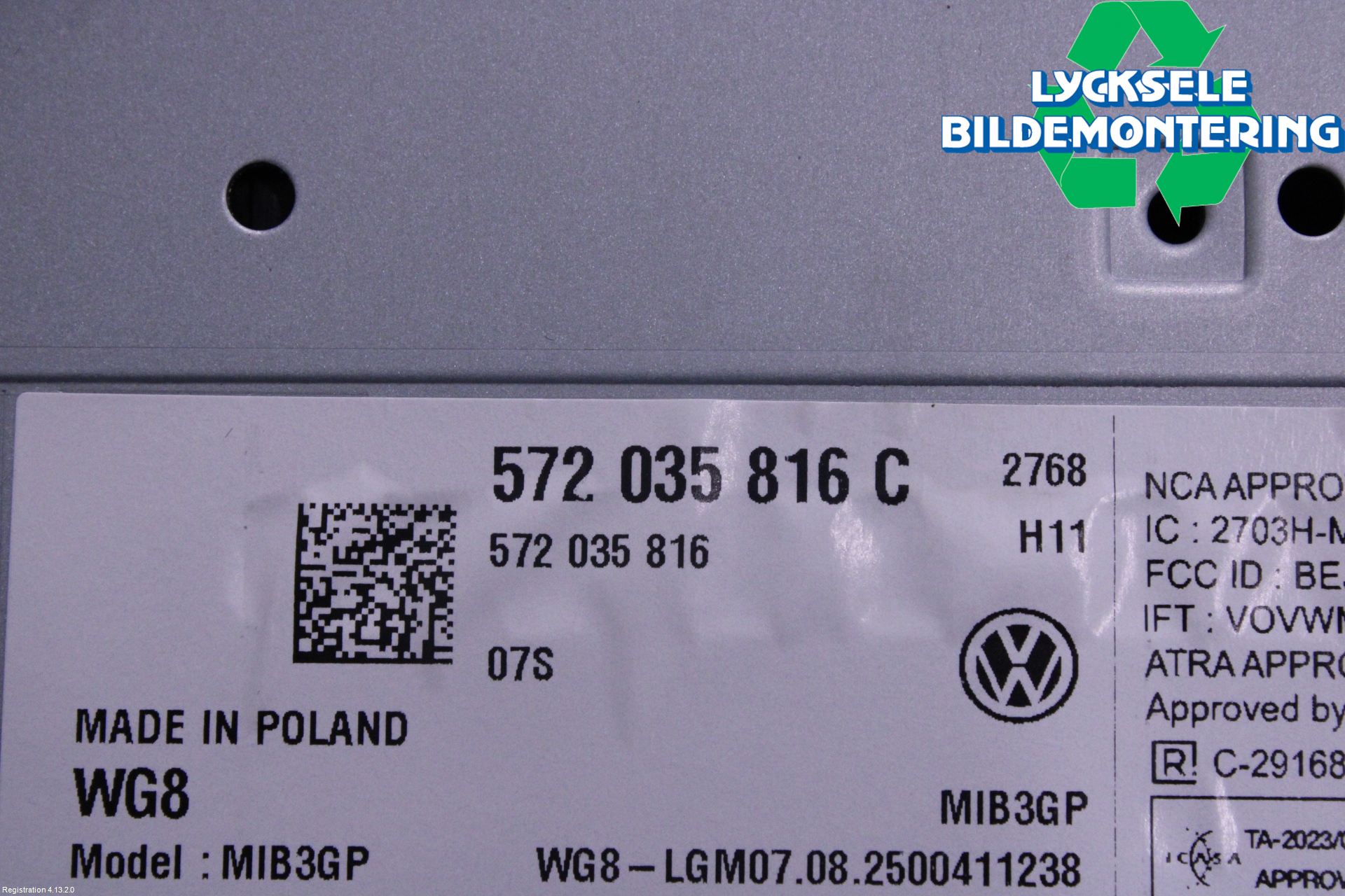 Volkswagen VW PASSAT 24- Cd Radio - Multimediapanel