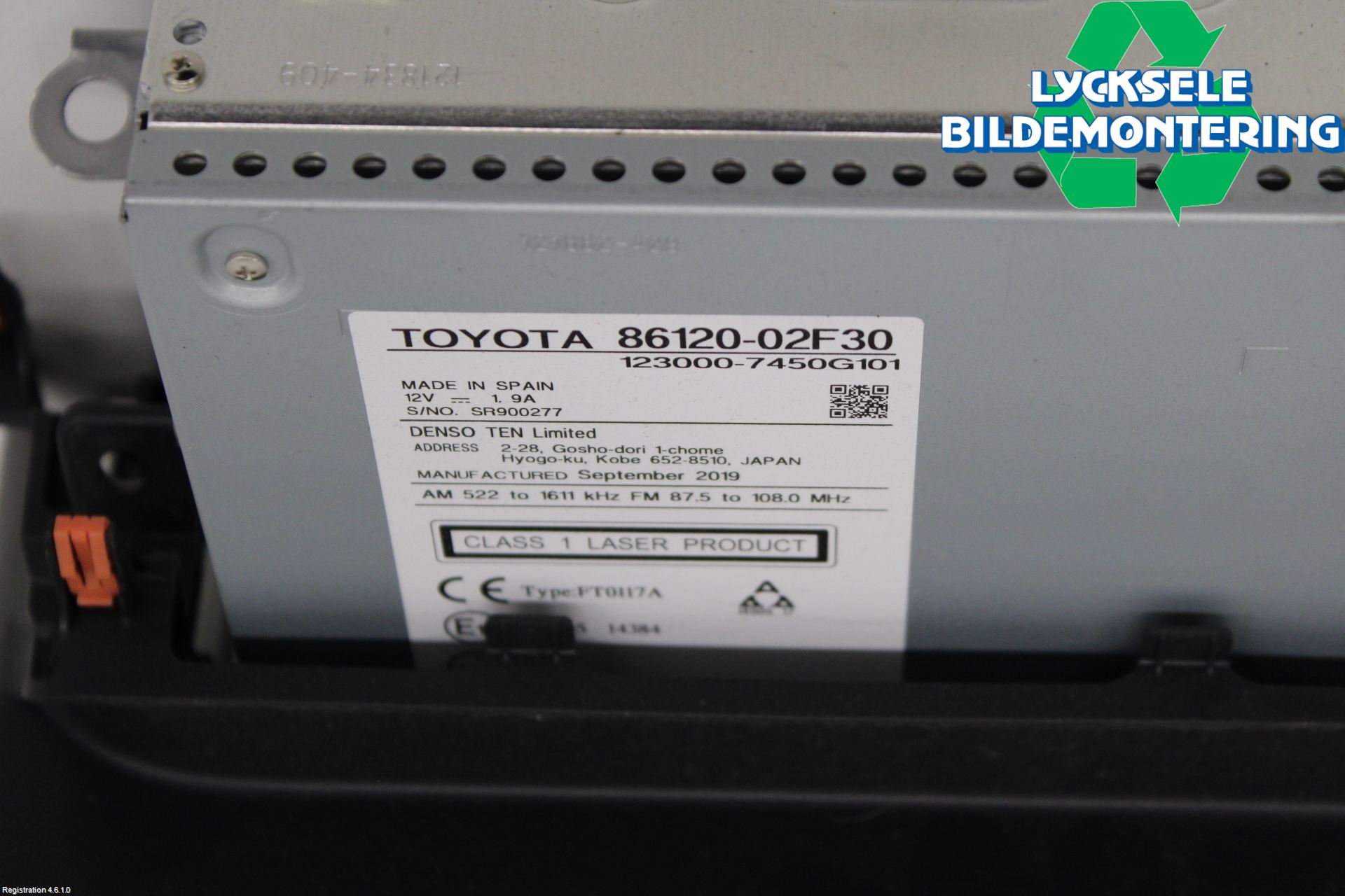 Toyota COROLLA 19- Cd Radio - Multimediapanel