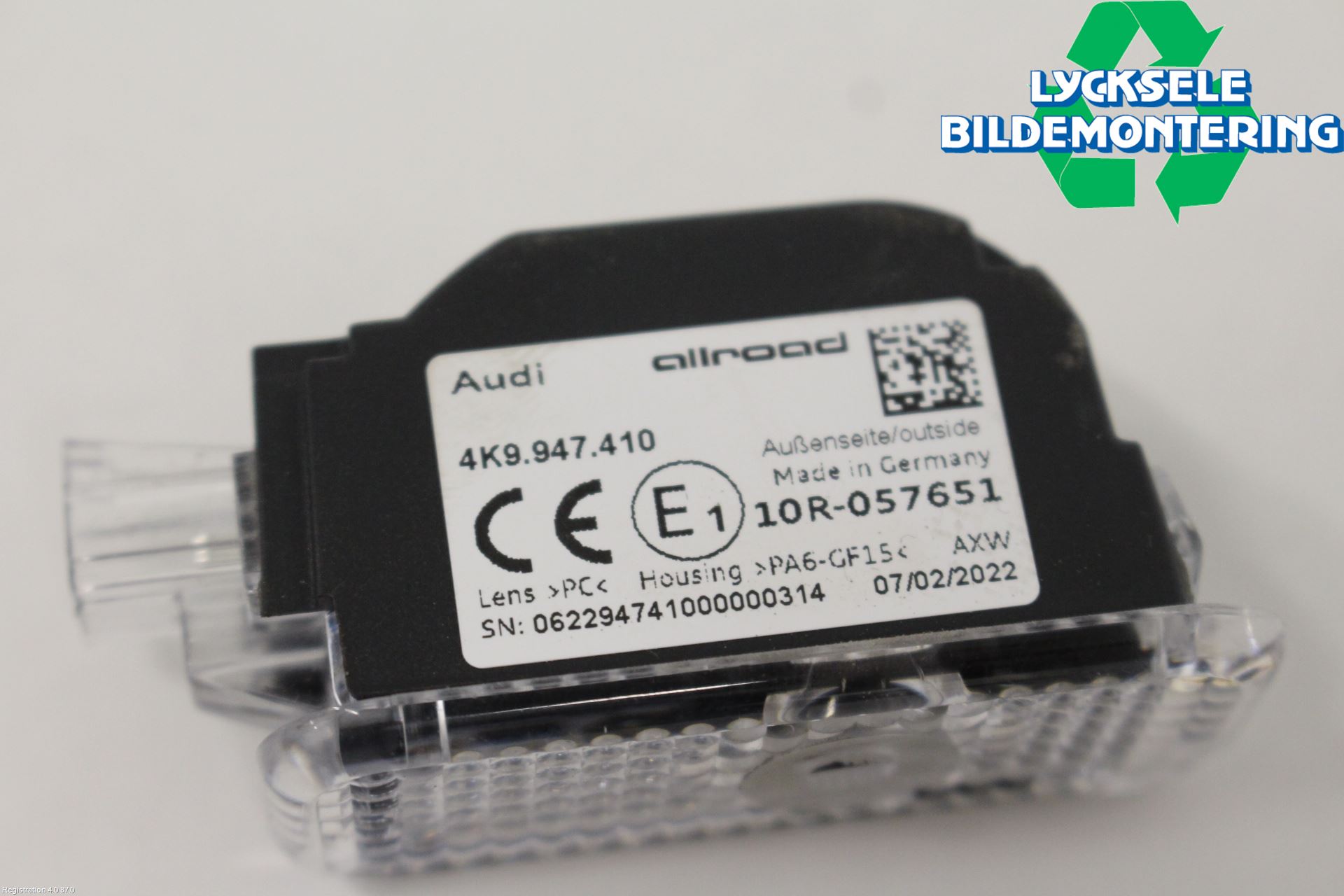 Audi A6 F2/C8 19- Innerbelysning Dörrbelysning