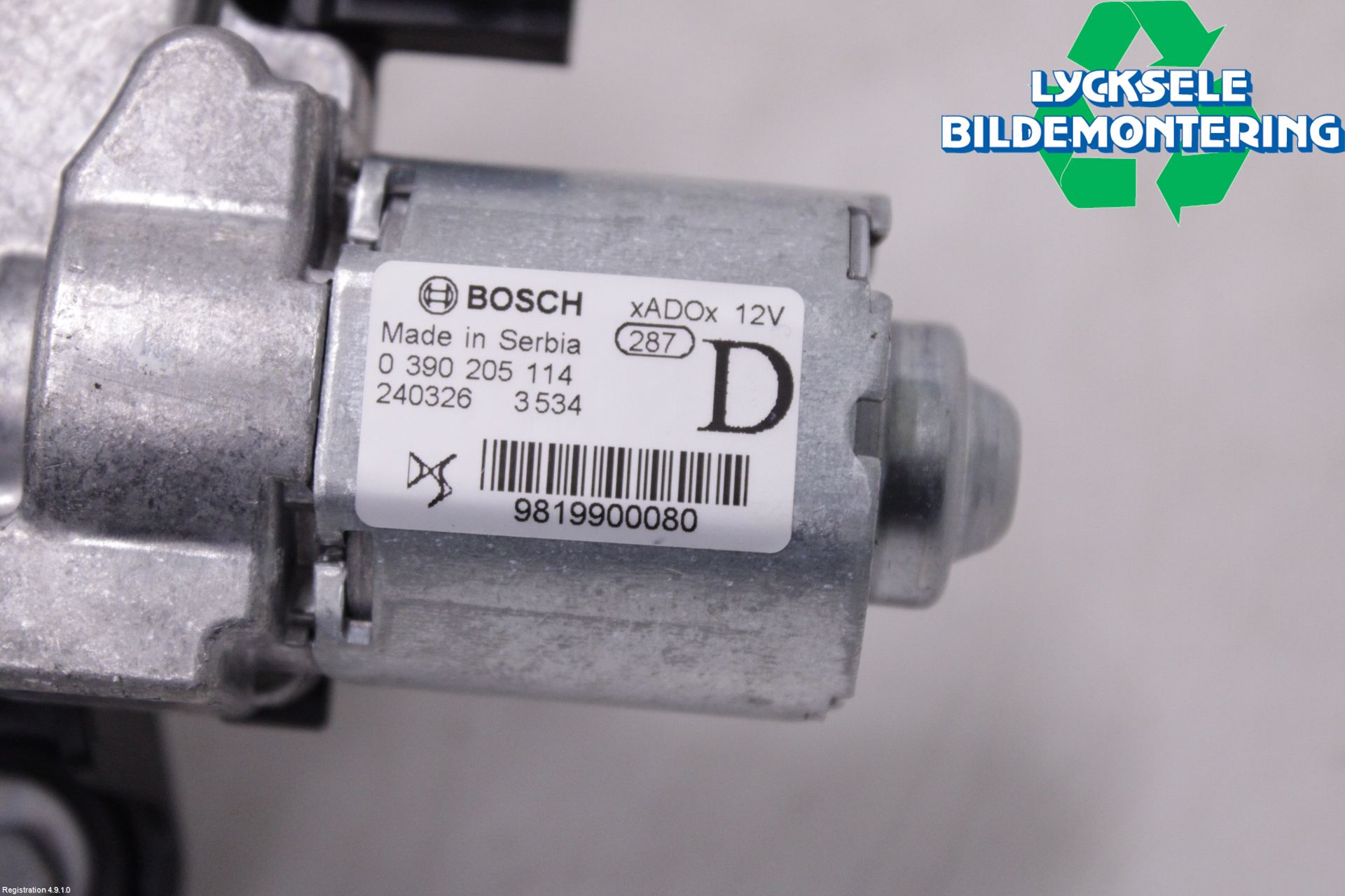 Opel ASTRA L 22- Torkarmotor Baklucka