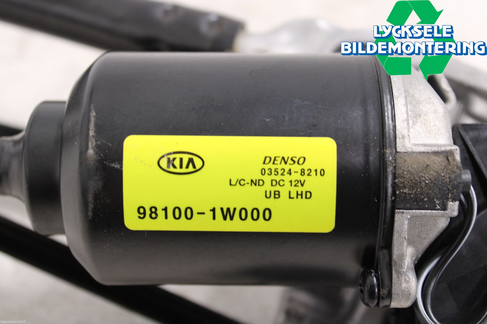 Kia RIO 12-16 Torkarmotor Vindruta