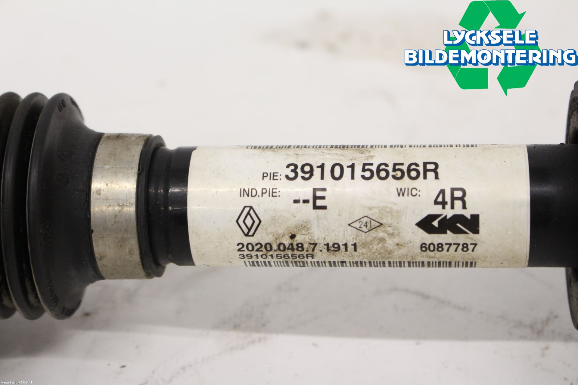 Nissan QASHQAI 17-21 Drivaxel Fram Vänster