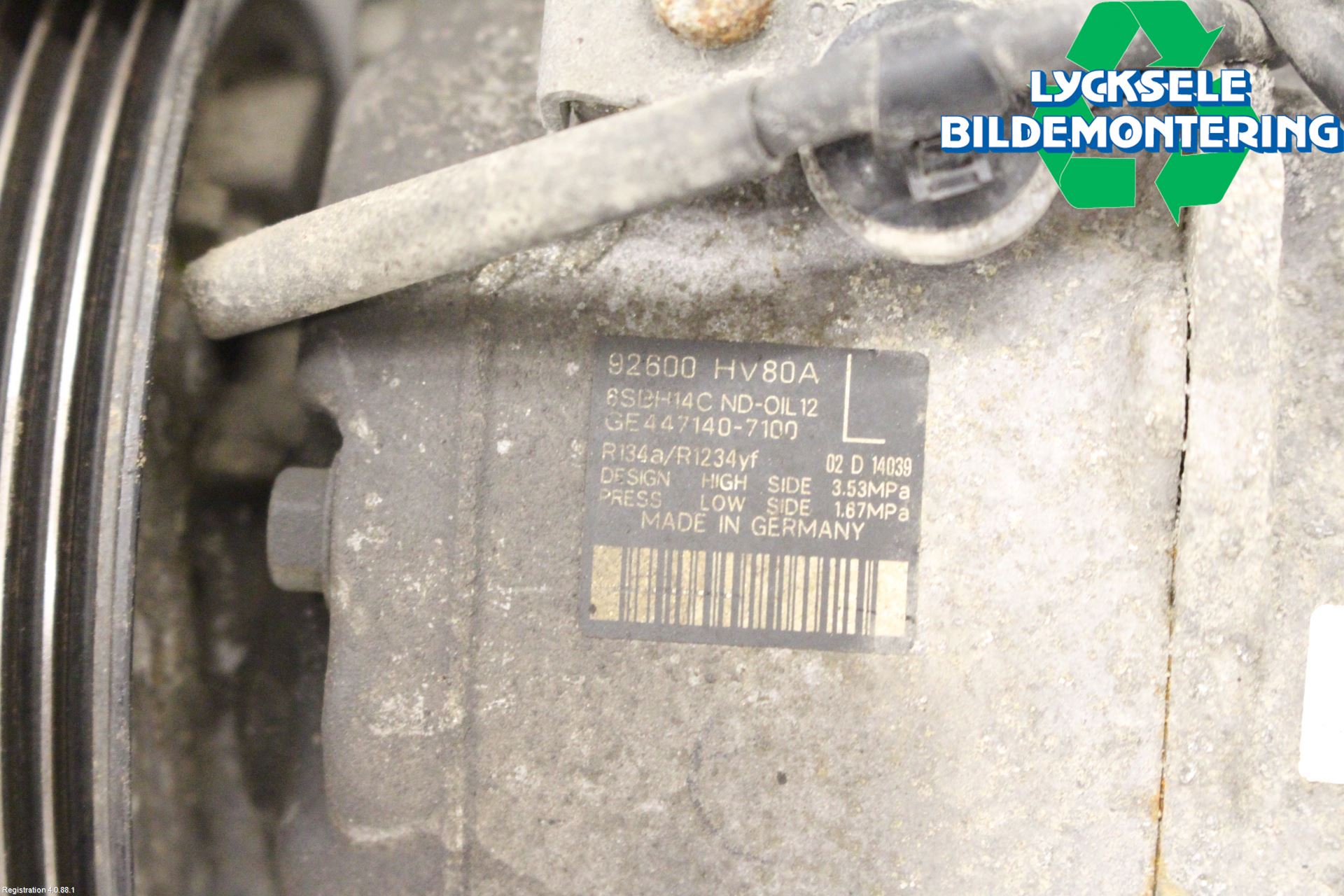 Nissan QASHQAI 17-21 Ac Kompressor