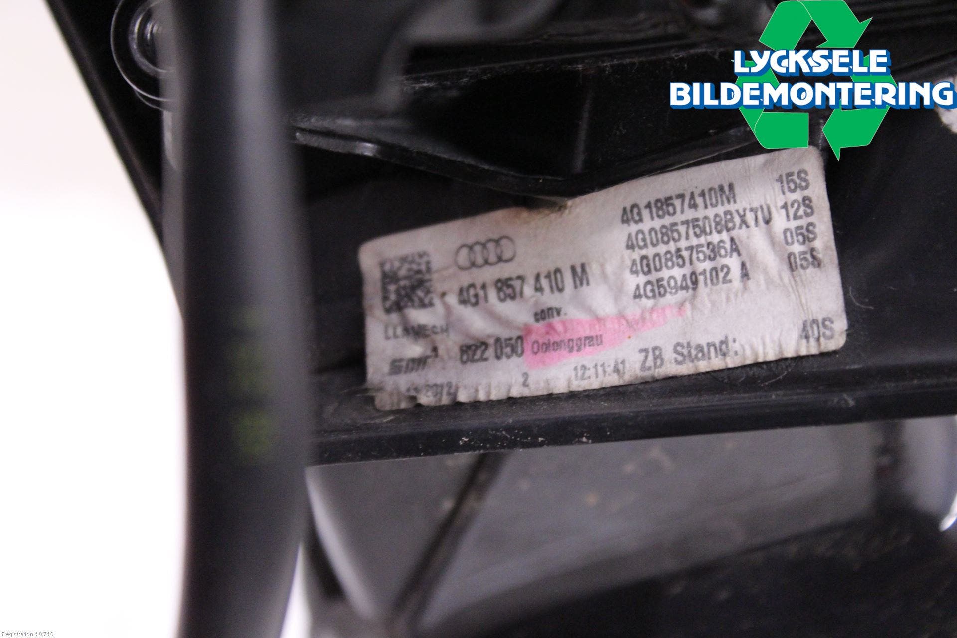 Audi A6/S6 4G 11-18 Spegel Yttre El Hö